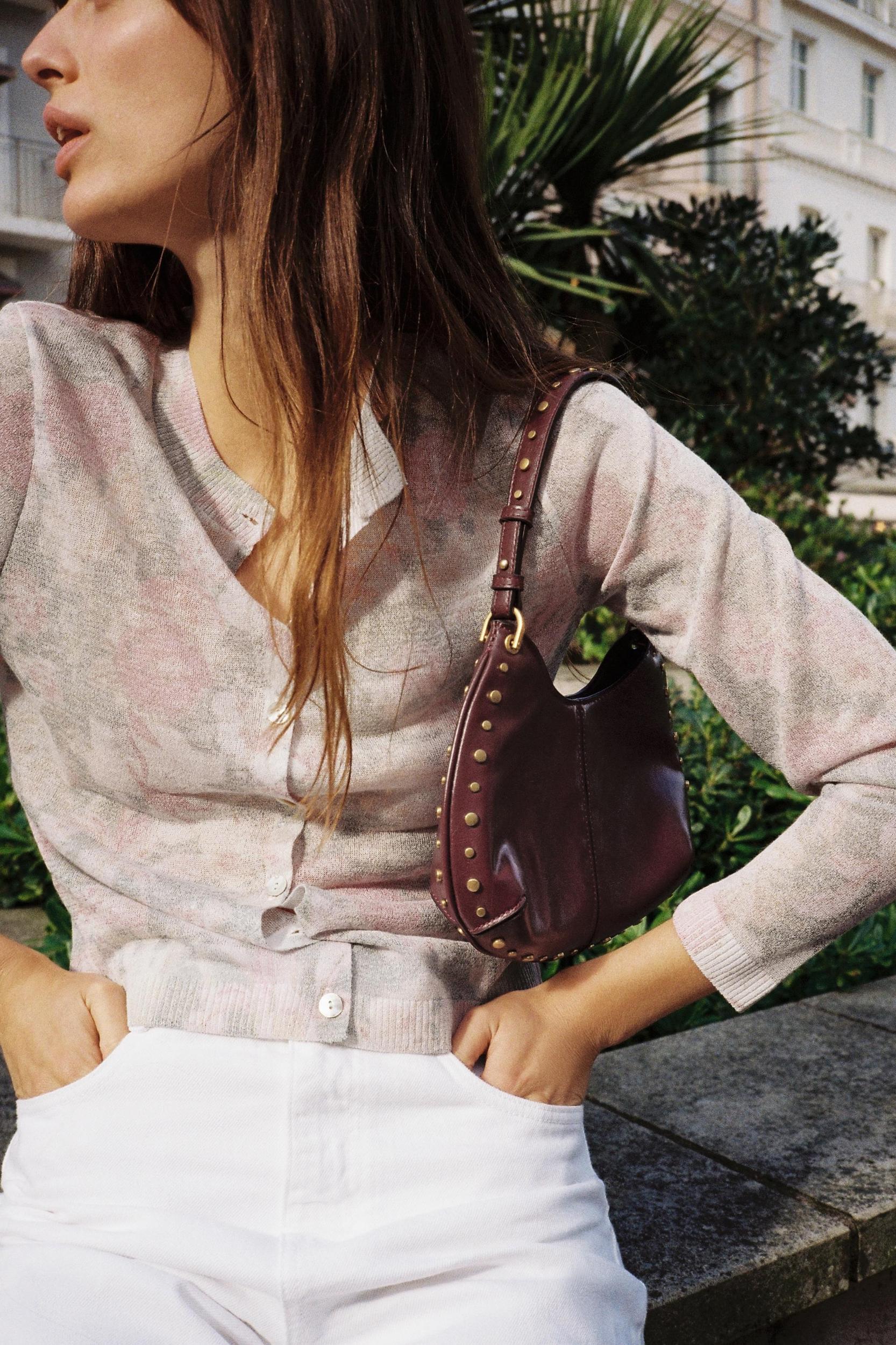 STUDDED SHOULDER BAG Product Image