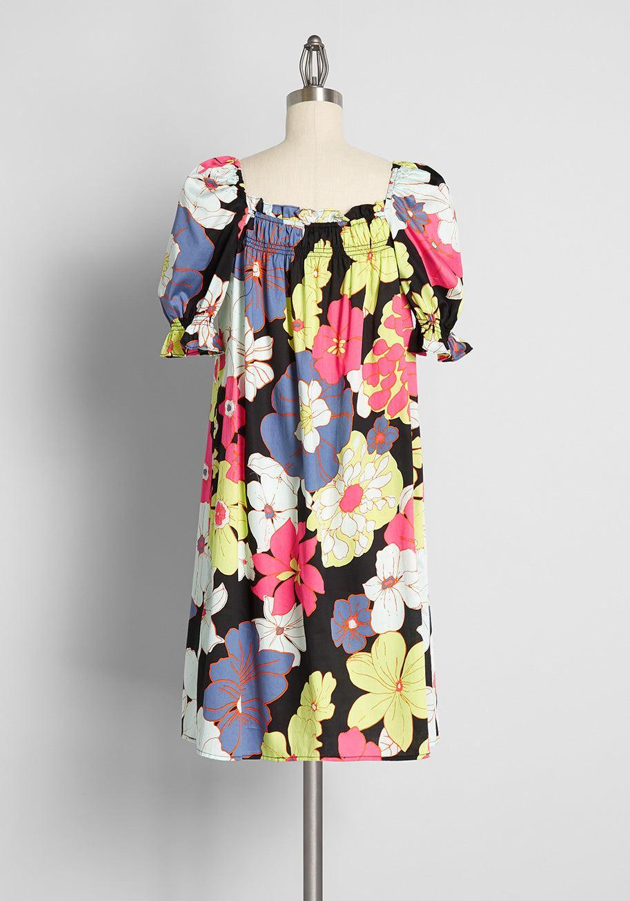 Summertime Garden Stories Smocked Mini Dress Product Image