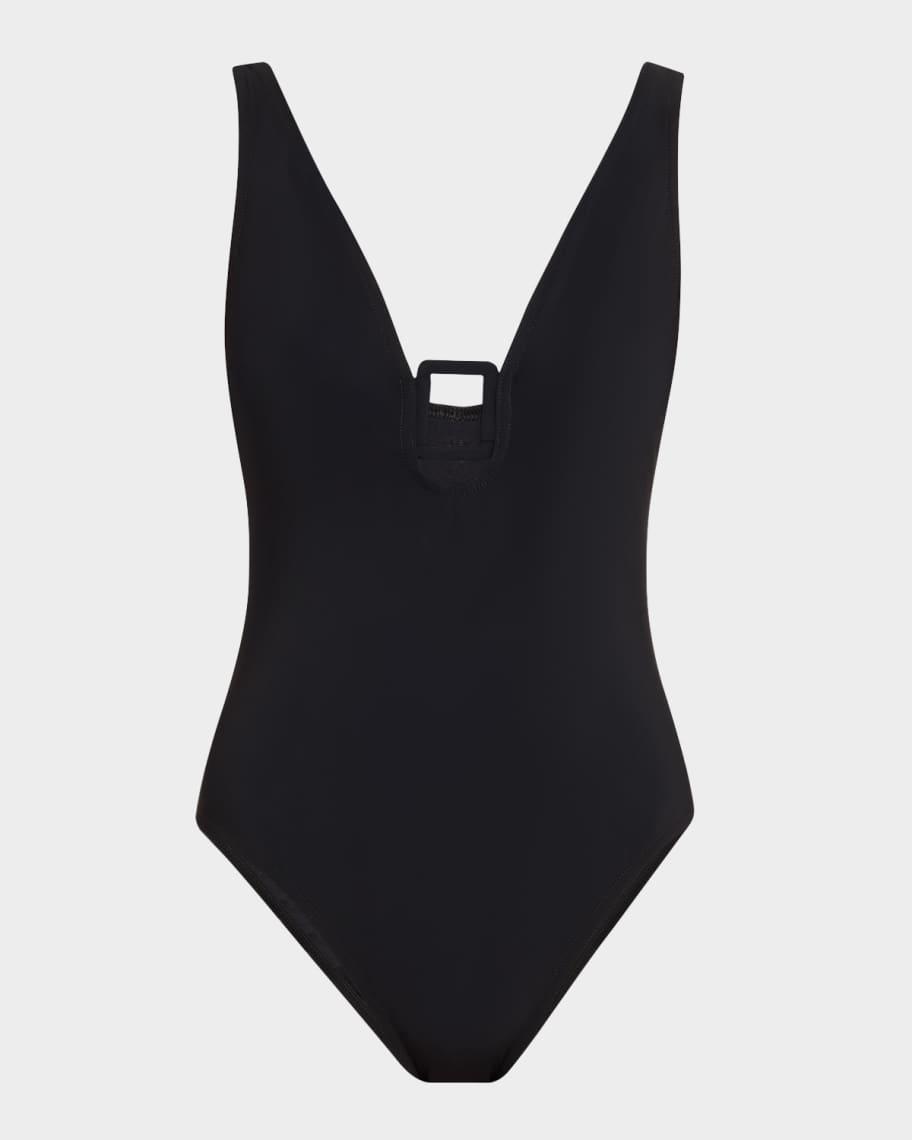 Juni V-Neck Silent Underwire One-Piece Swimsuit  Product Image