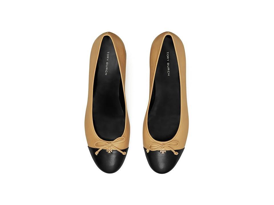 Bicolor Cap-Toe Ballerina Pumps Product Image