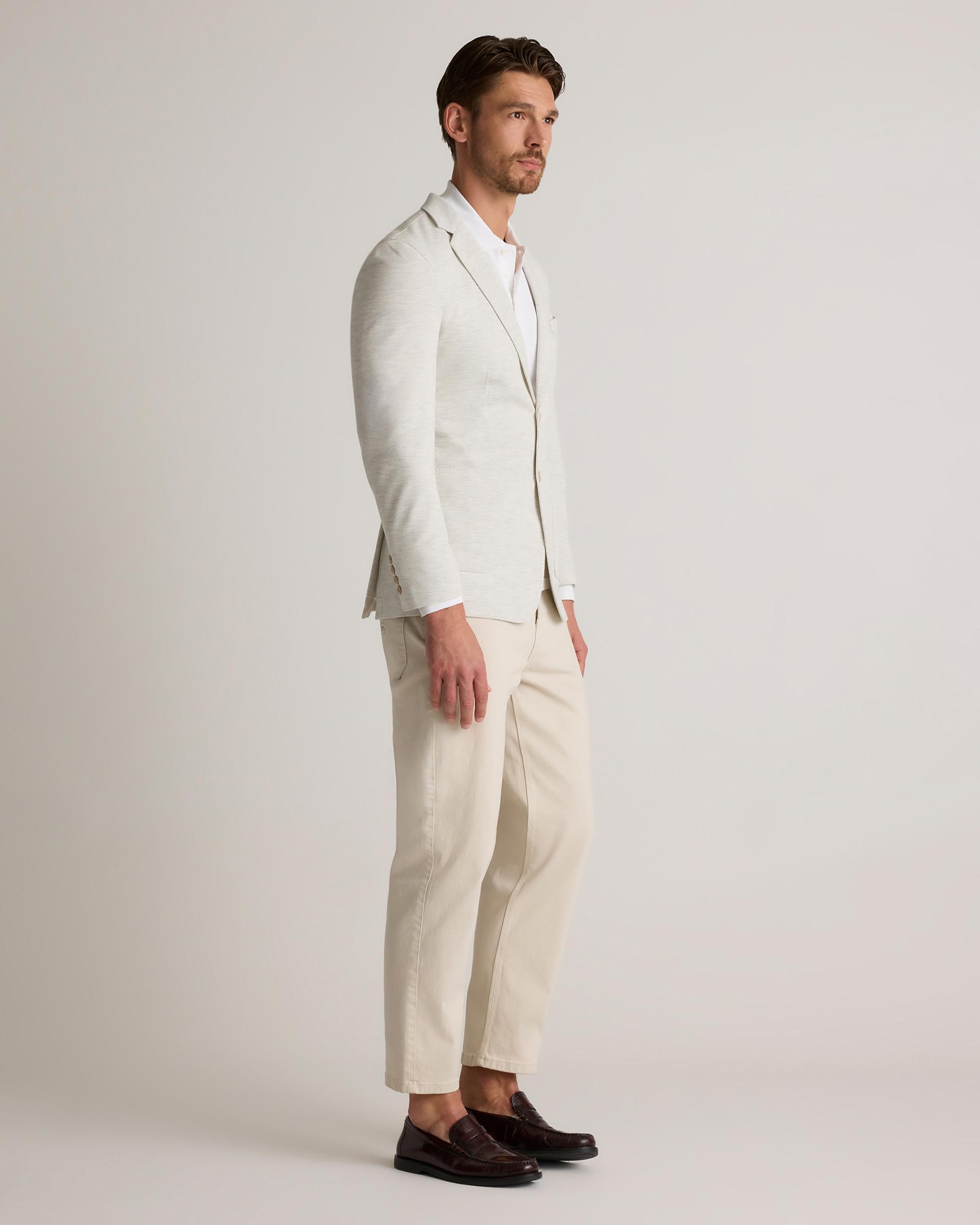 Quince | Men's Cotton Pique Knit Blazer Size XL, Organic Cotton Product Image