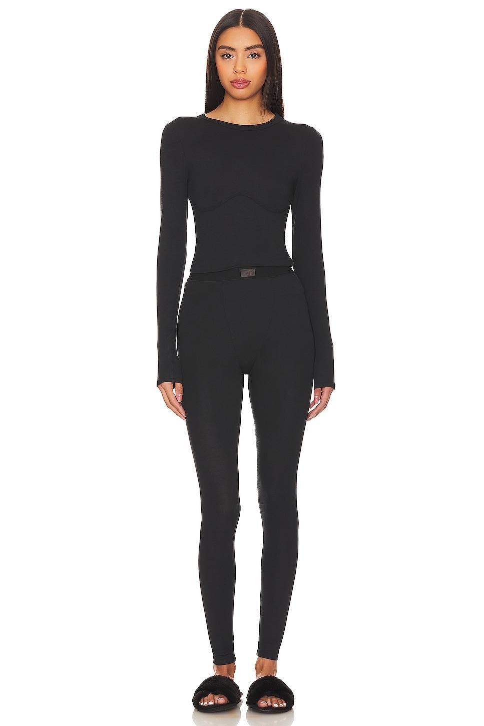 Soft Modal Rib Underpin Long Sleeve LUNYA Product Image