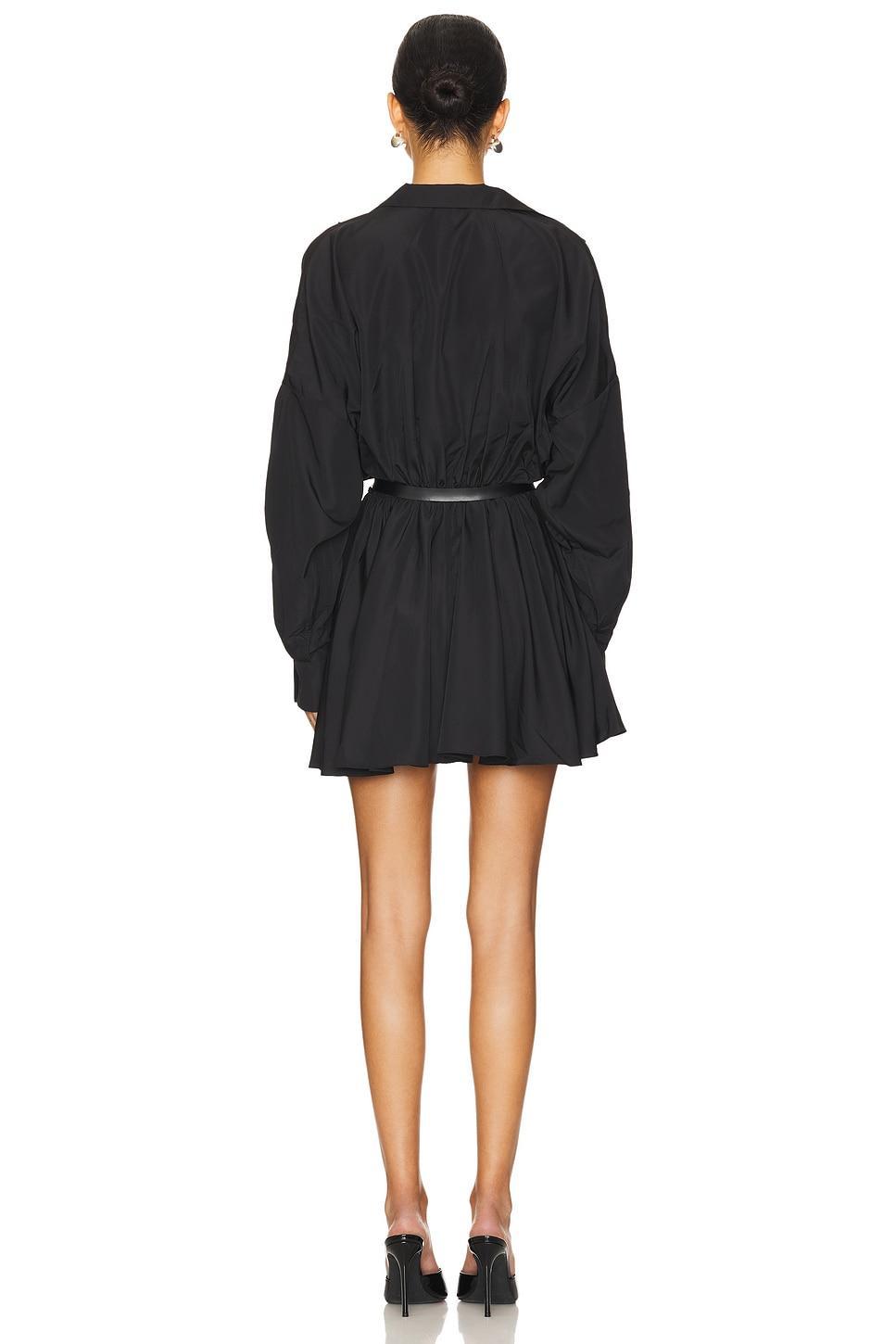 Oversized Shirt Flared Mini Dress Norma Kamali Product Image