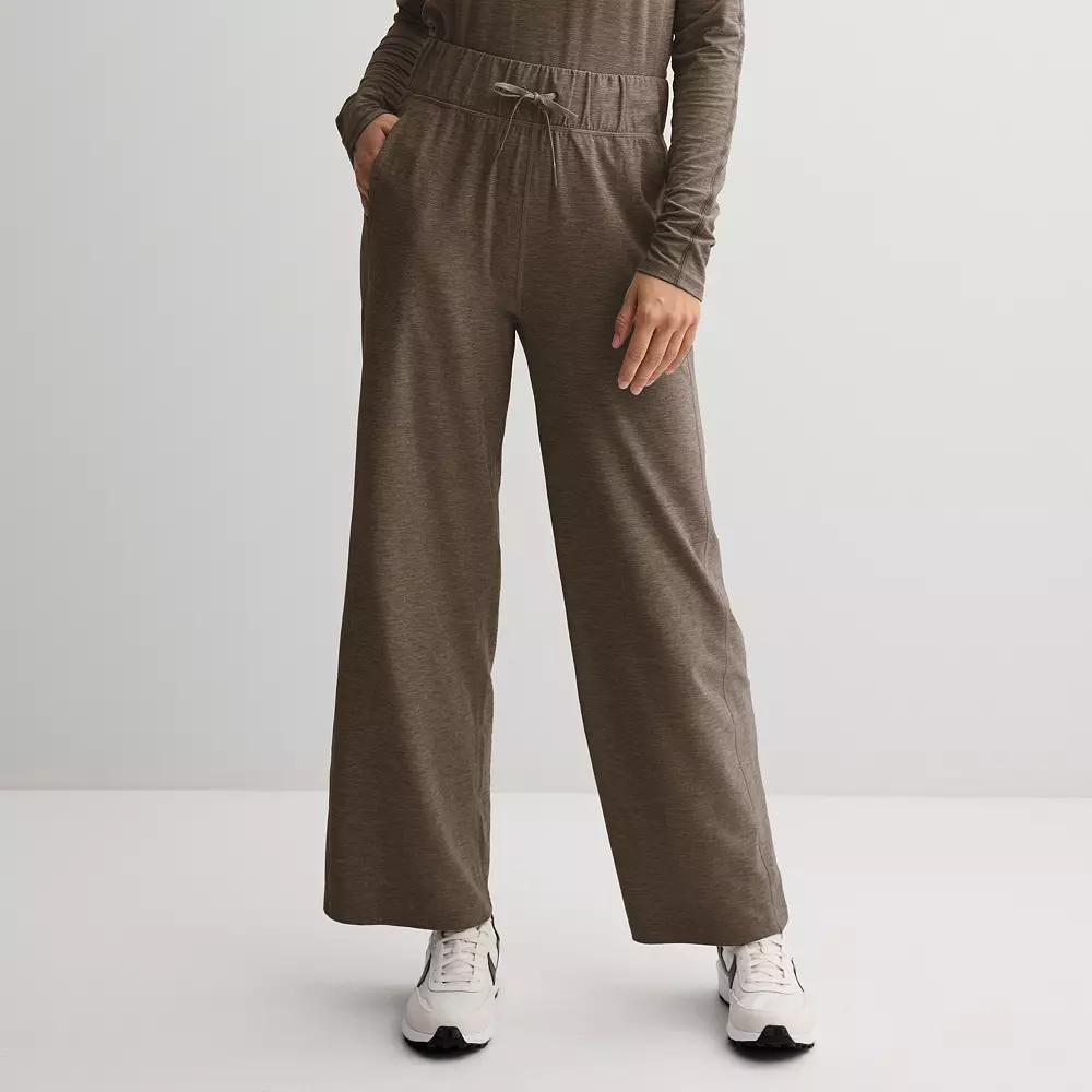 Women's FLX High-Rise Wander Wide Leg Pants, Size: Large, Purple Sherry Product Image