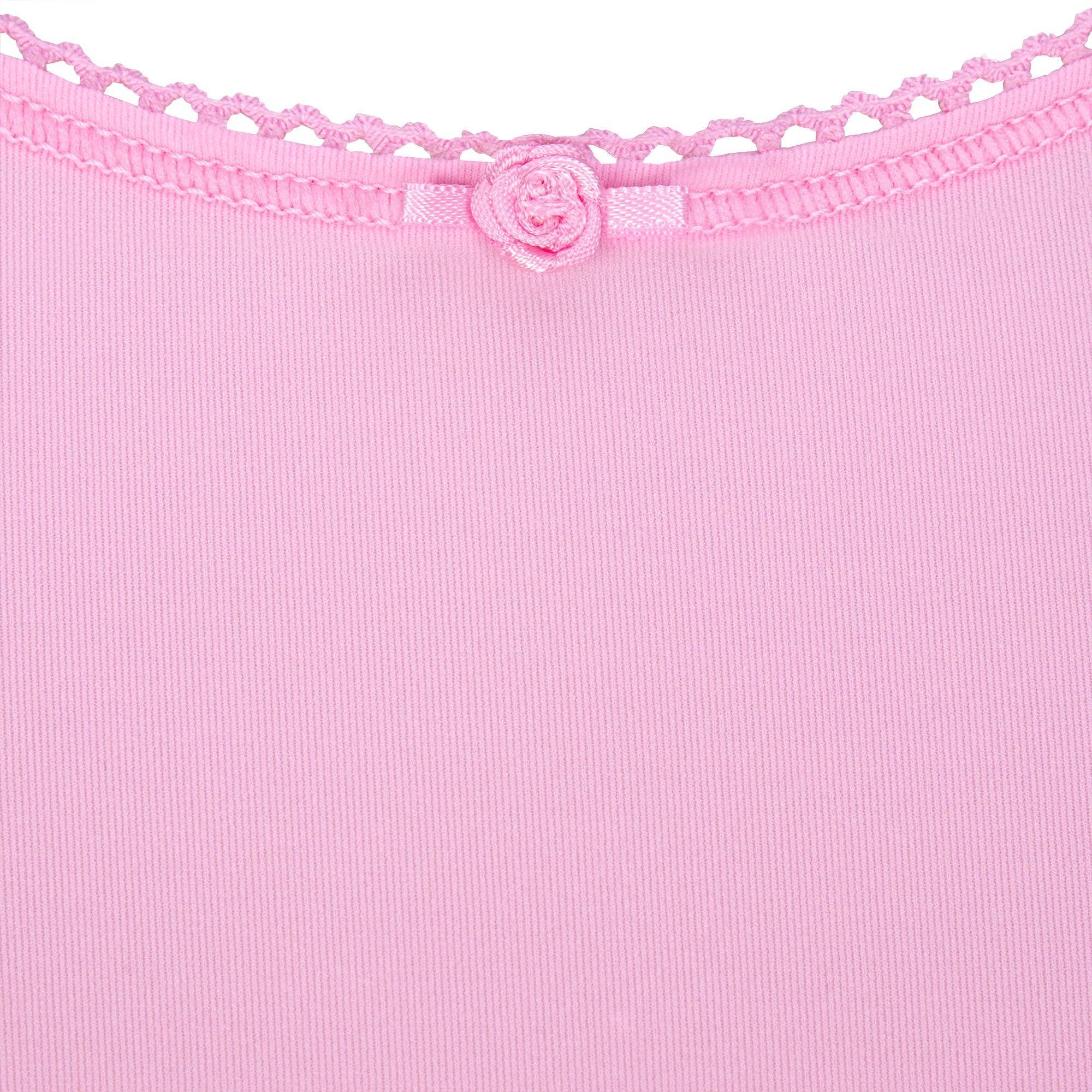 FITS EVERYBODY PICOT SUPER CROPPED T-SHIRT | BUBBLE GUM Product Image