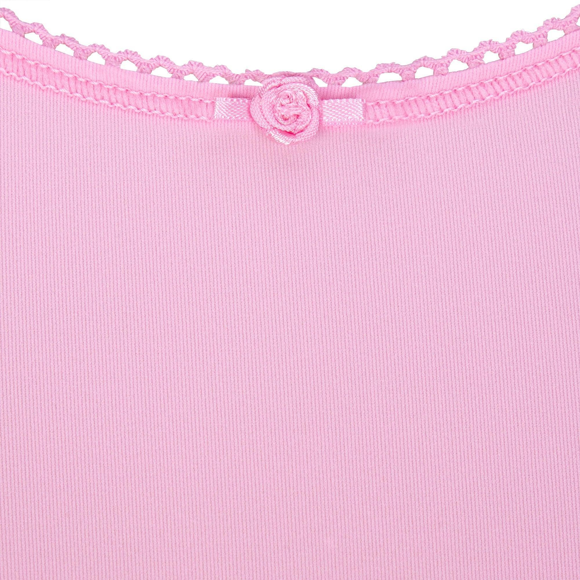 FITS EVERYBODY PICOT SUPER CROPPED T-SHIRT | BUBBLE GUM Product Image