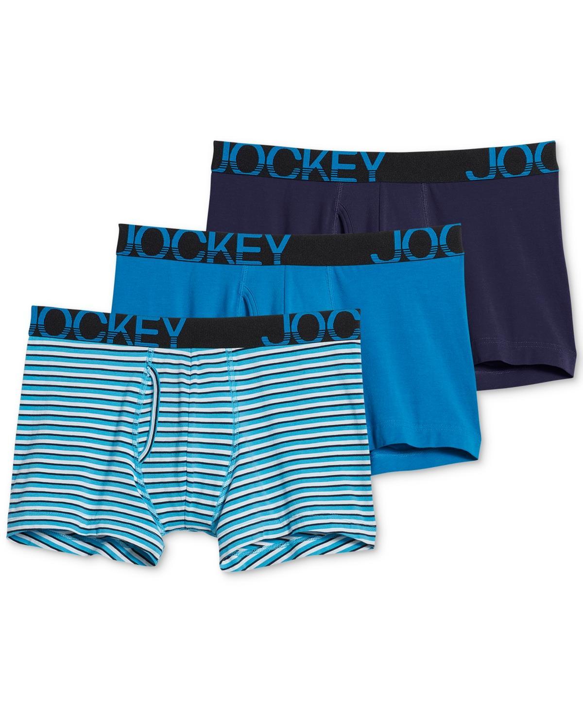 Men's Jockey® ActiveStretch™ 3-Pack 4" Boxer Briefs, Size: Small, Zstripe Team Product Image