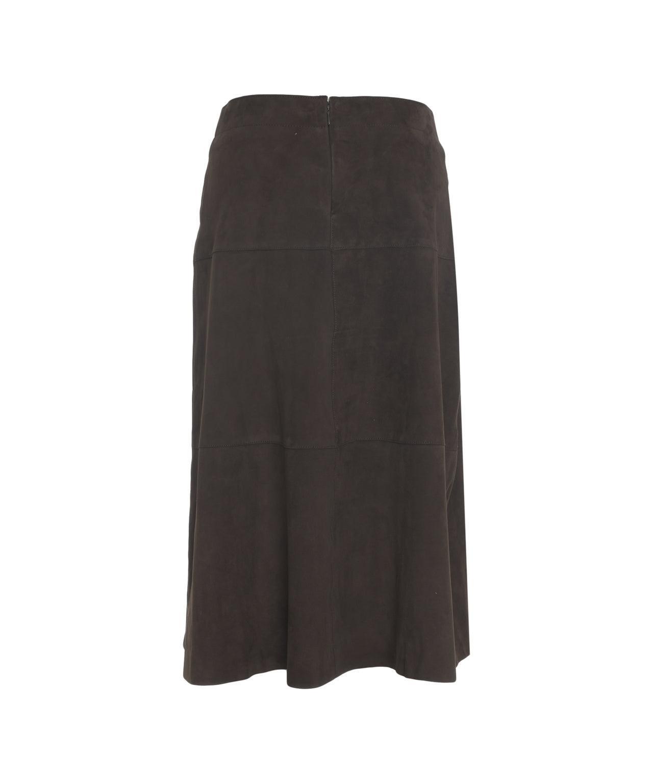 Suede midi skirt 'Rhea' Product Image