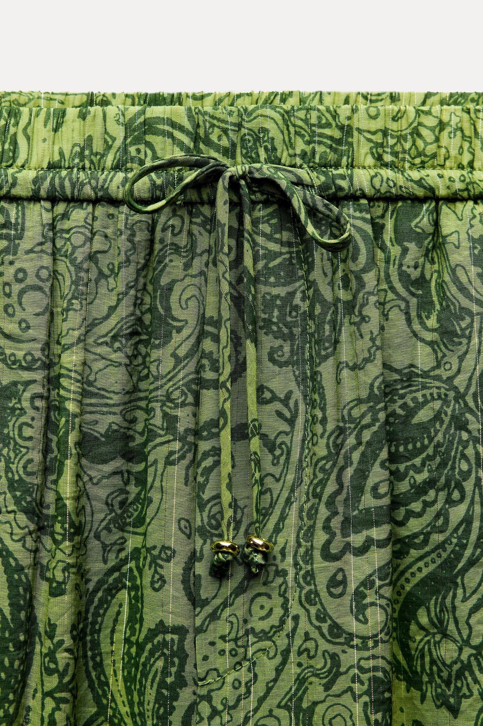 PRINTED SHIRT WITH METALLIC THREAD Product Image