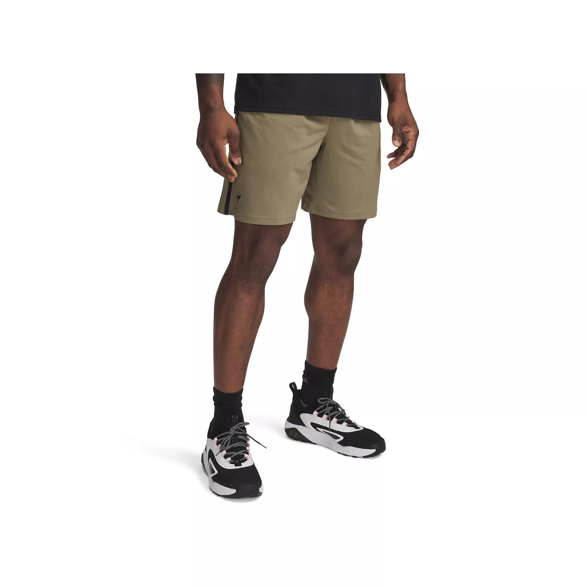Men's Under Armour Project Rock Mesh Shorts, Size: Medium, Bayou Product Image