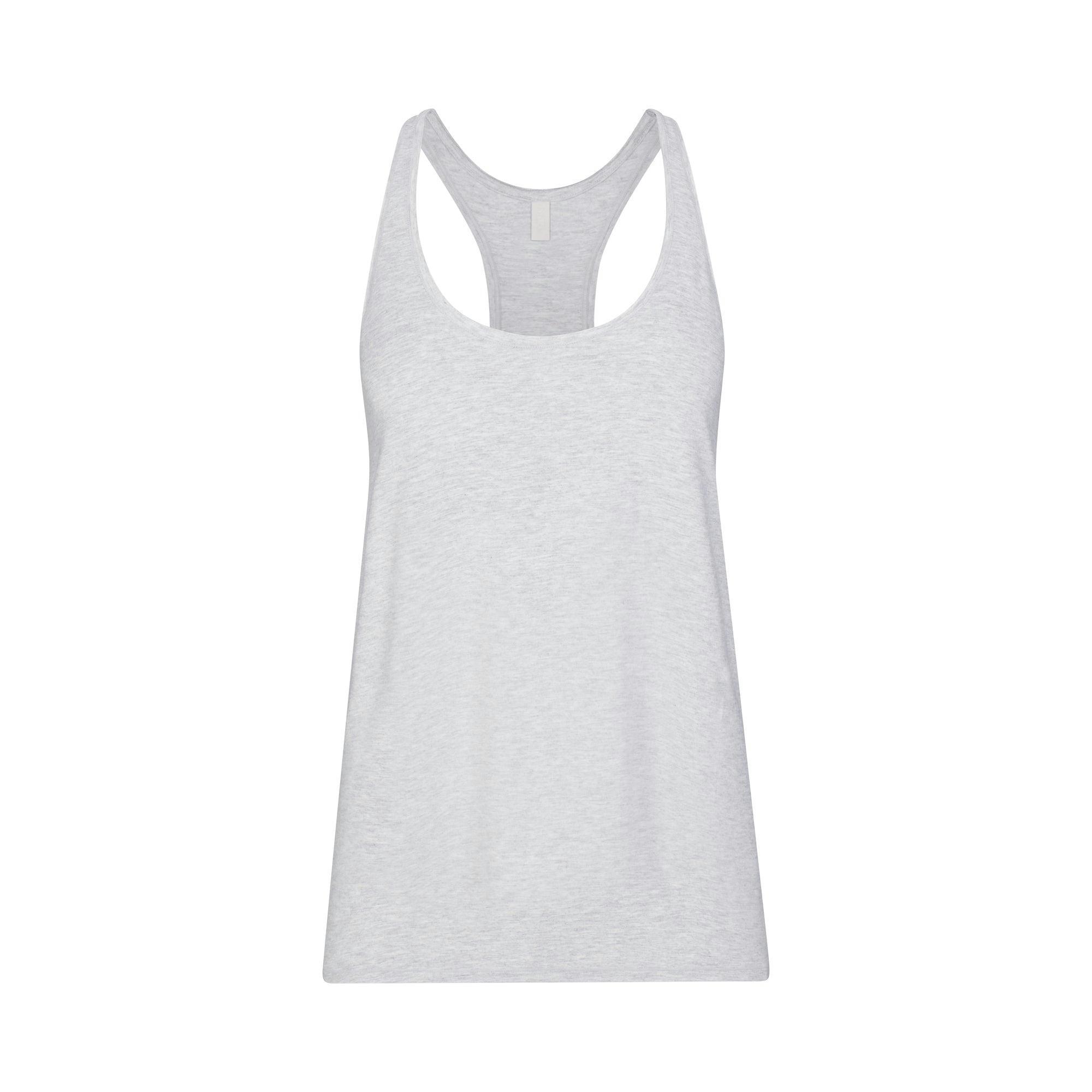 SKIMS SLEEP LOOSE TANK | LIGHT HEATHER GREY Product Image