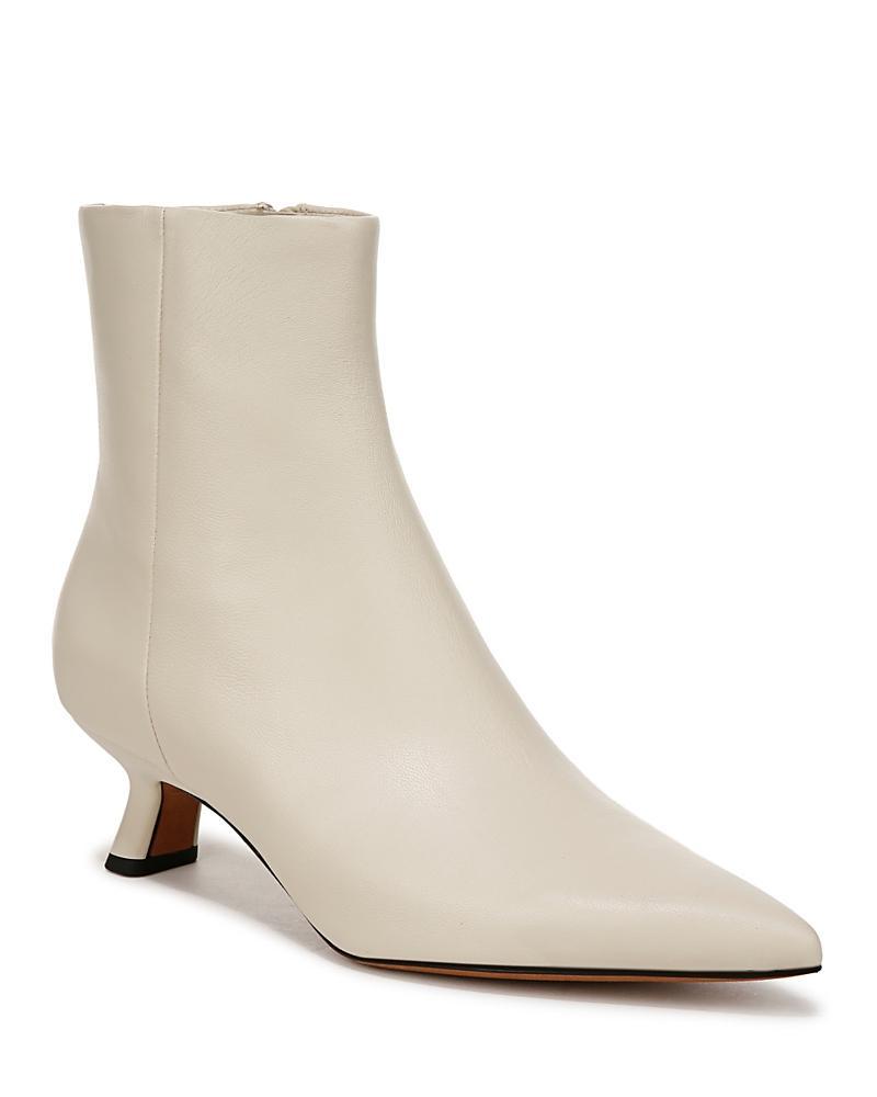 Vince Womens Billy Pointed Toe Mid Heel Ankle Booties Product Image
