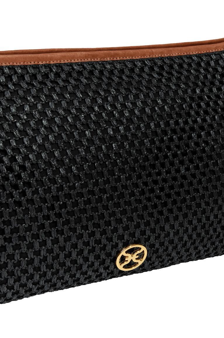 Mari Necessaire Clutch - Black Product Image