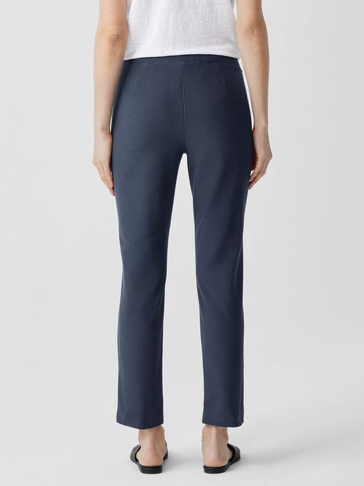 Navy J.Mueser Wool Linen Tab Trouser Product Image