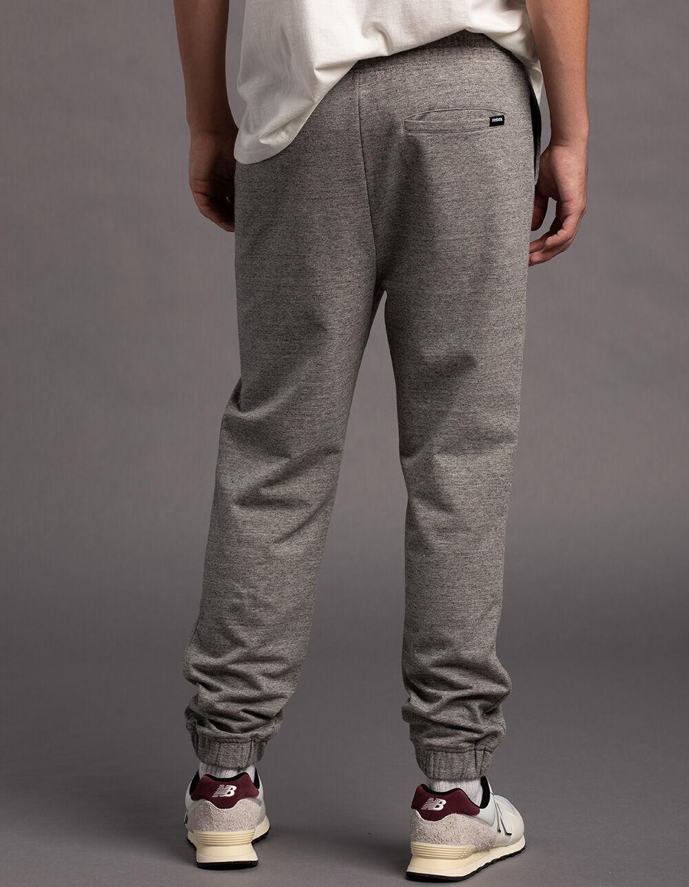 RSQ Mens Fleece Jogger Sweatpants - HEATHER GRAY Product Image