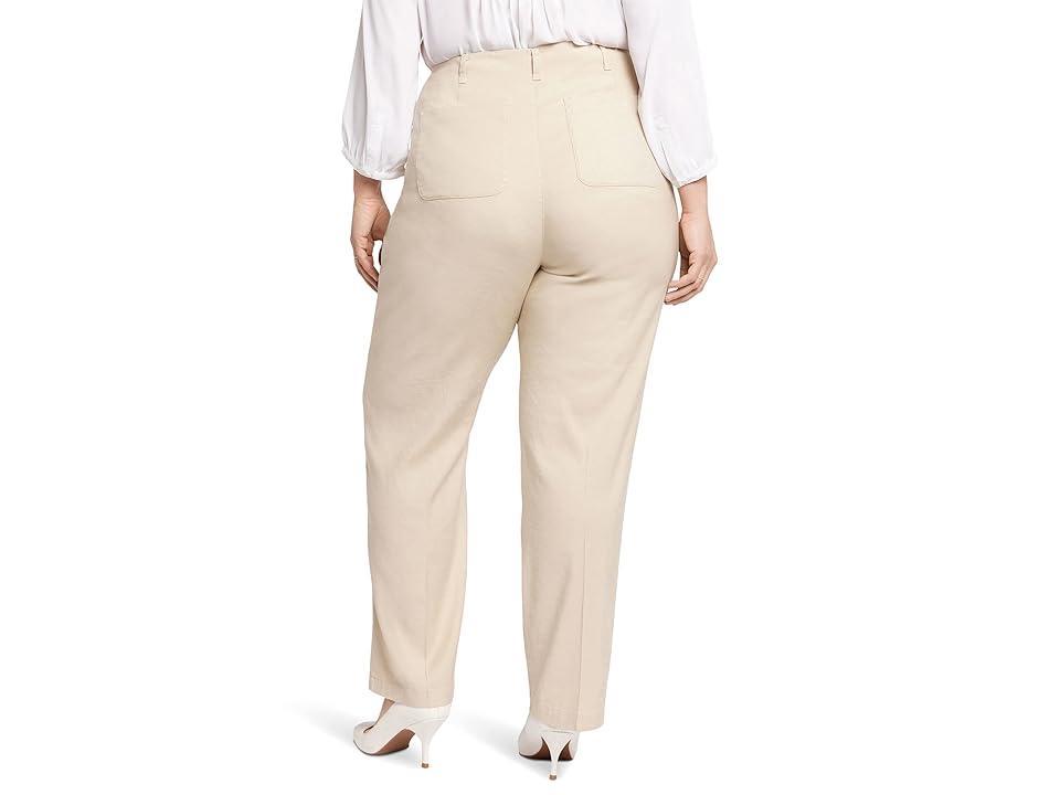 NYDJ Plus Size Marilyn Trousers (Feather) Women's Clothing Product Image