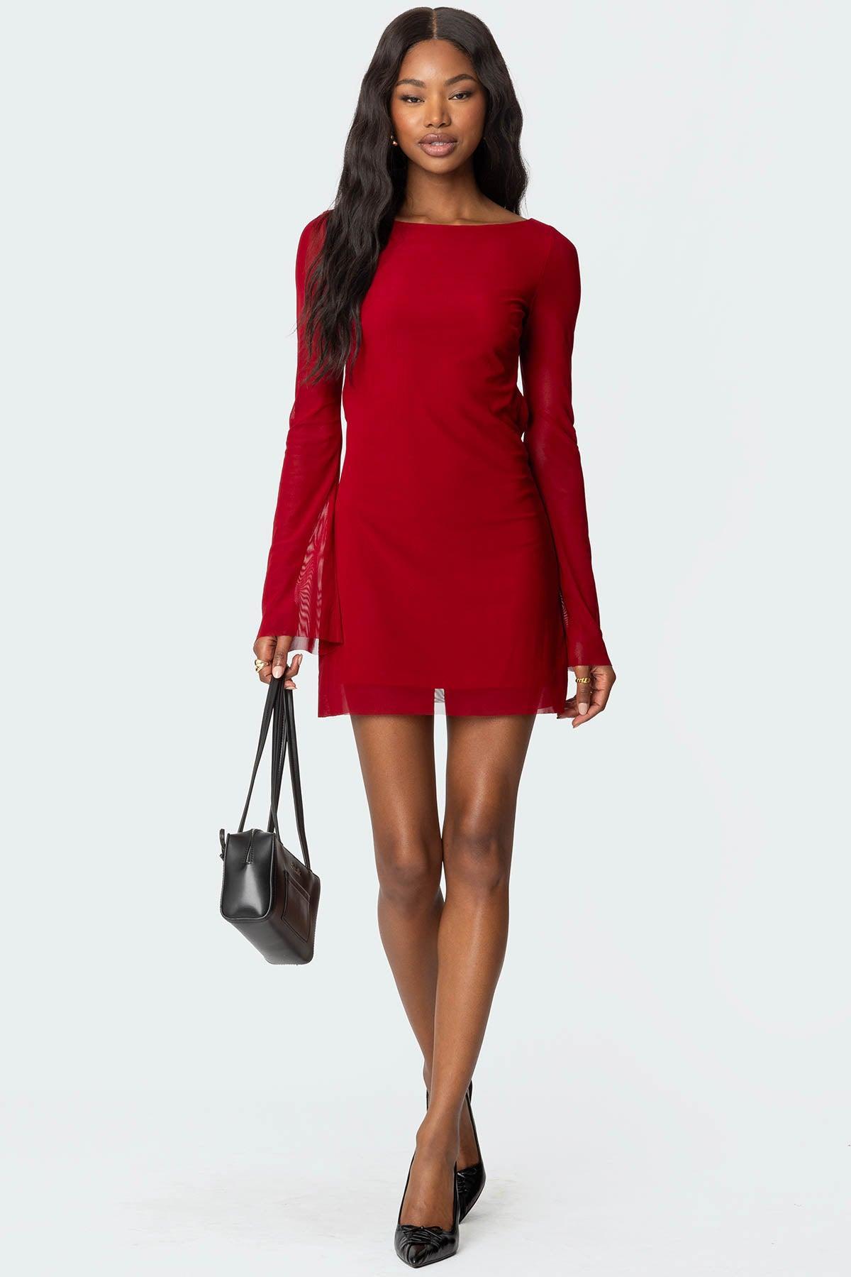 Reena Backless Mini Dress Product Image