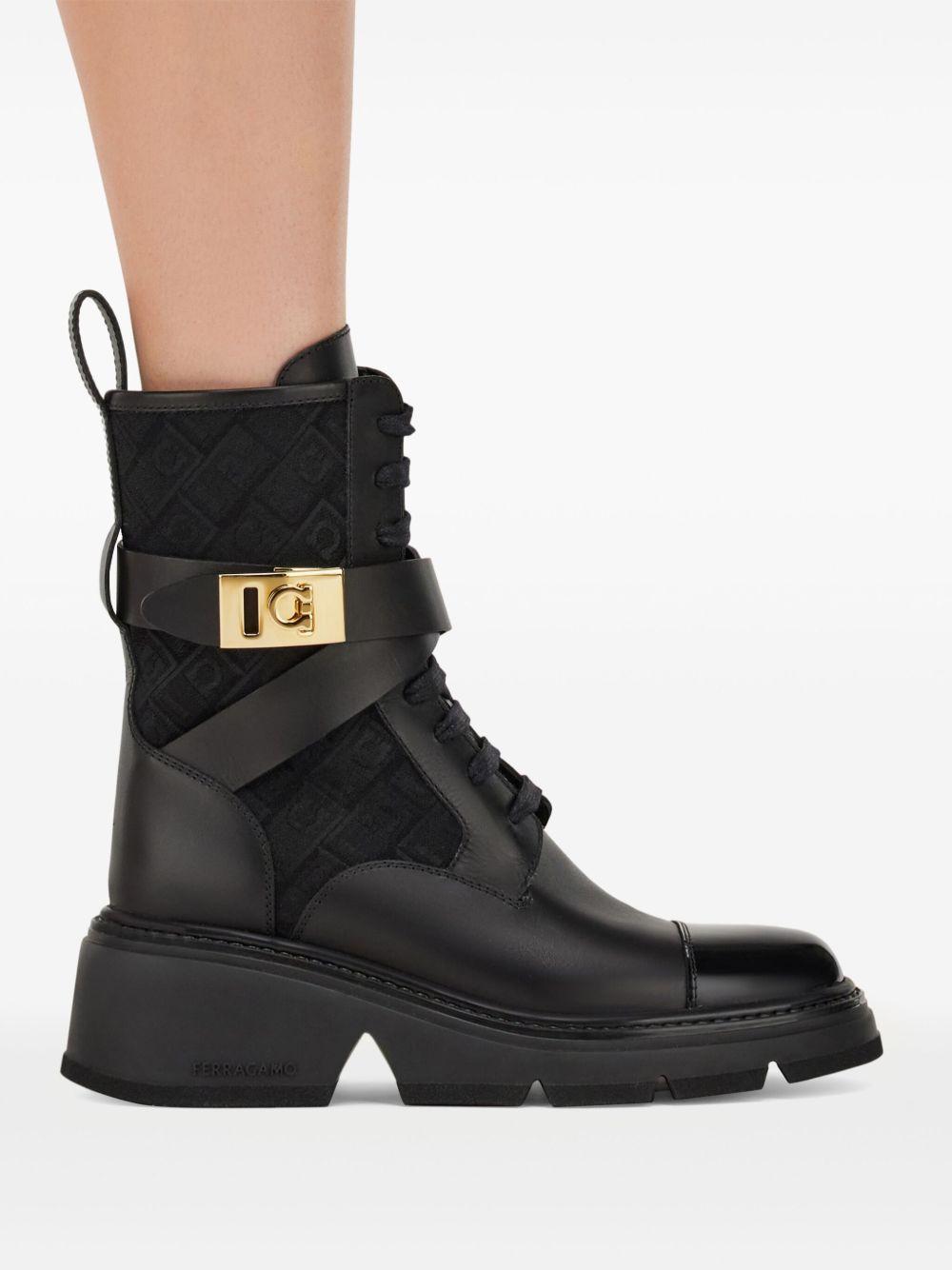 Monogram combat boots Product Image