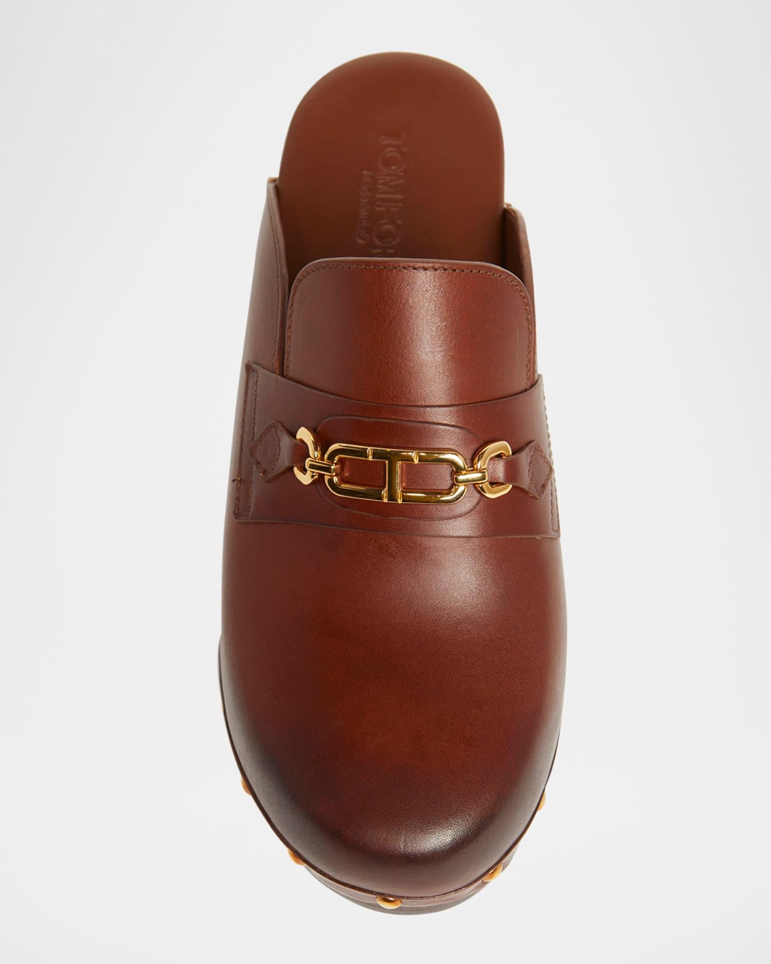 Whitney Leather Clogs Product Image