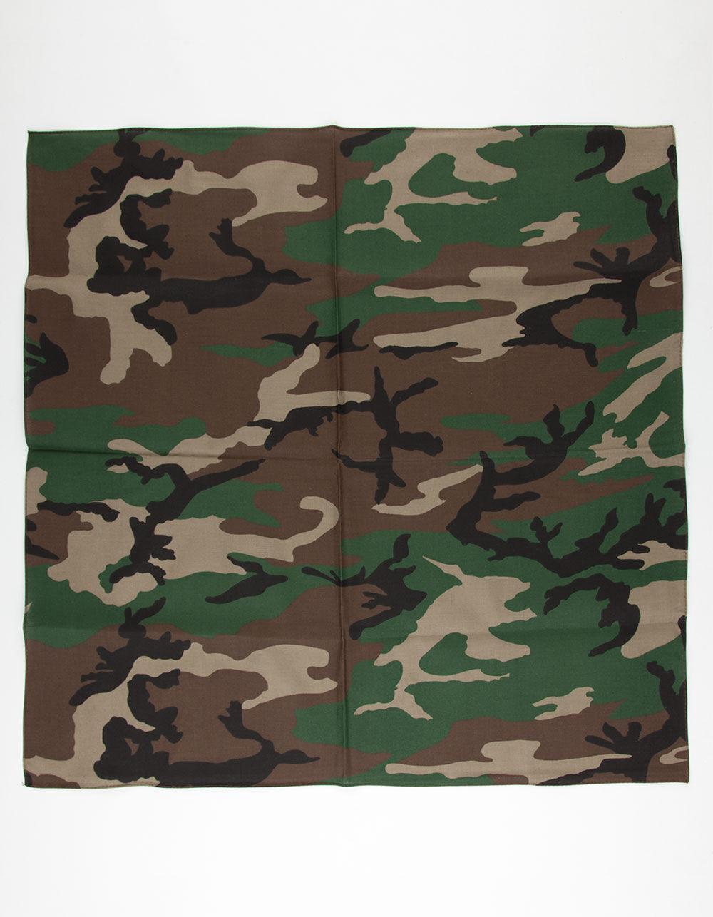 ROTHCO Woodland Camo Bandana - CAMO Product Image