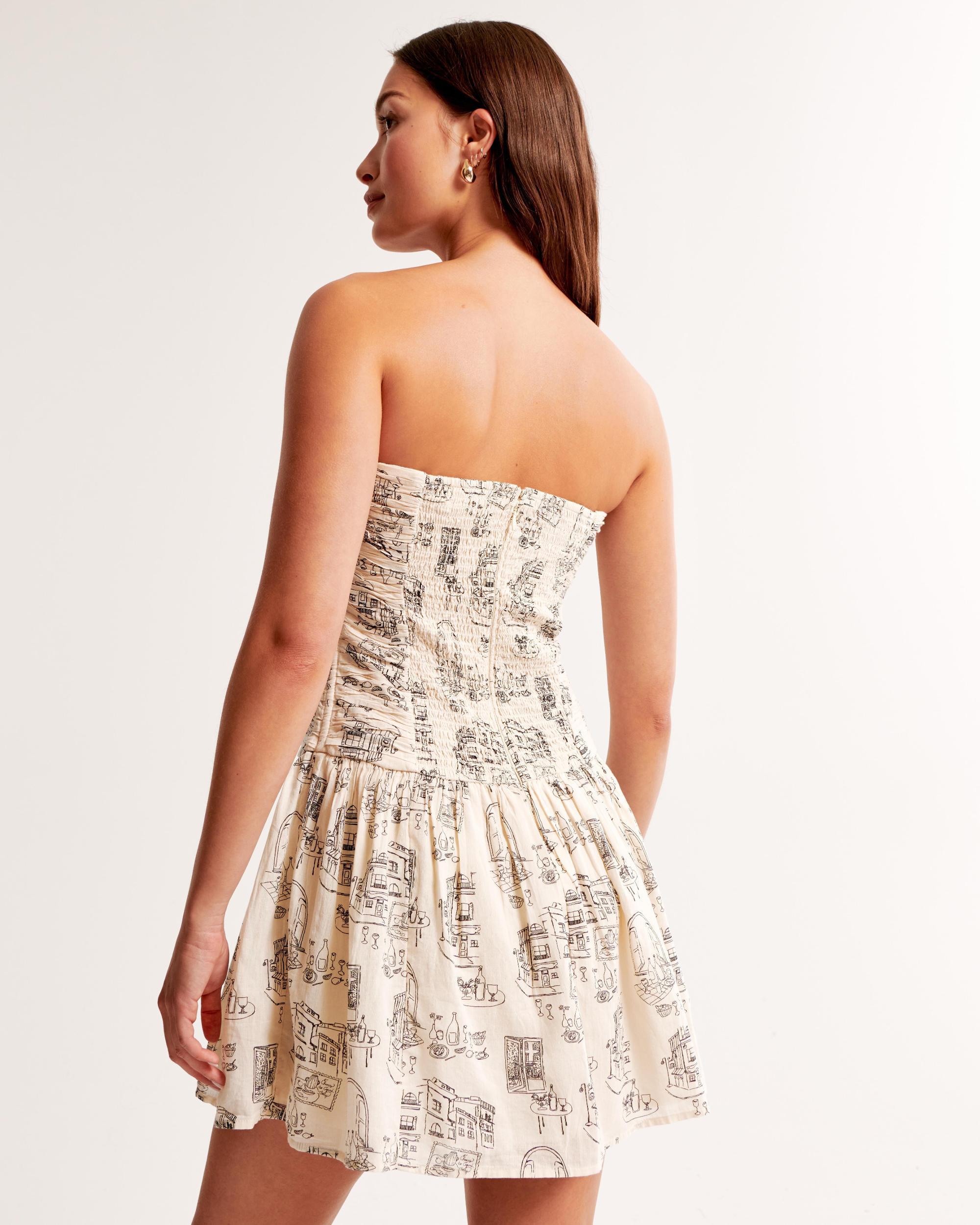 The A&F Emerson Drop-Waist Mini Dress Product Image