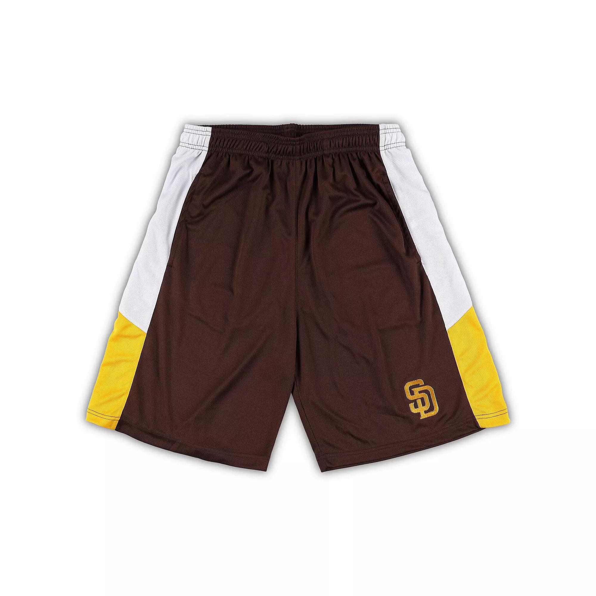 Men's Brown San Diego Padres Big & Tall Team Shorts, Size: 4XLT Product Image