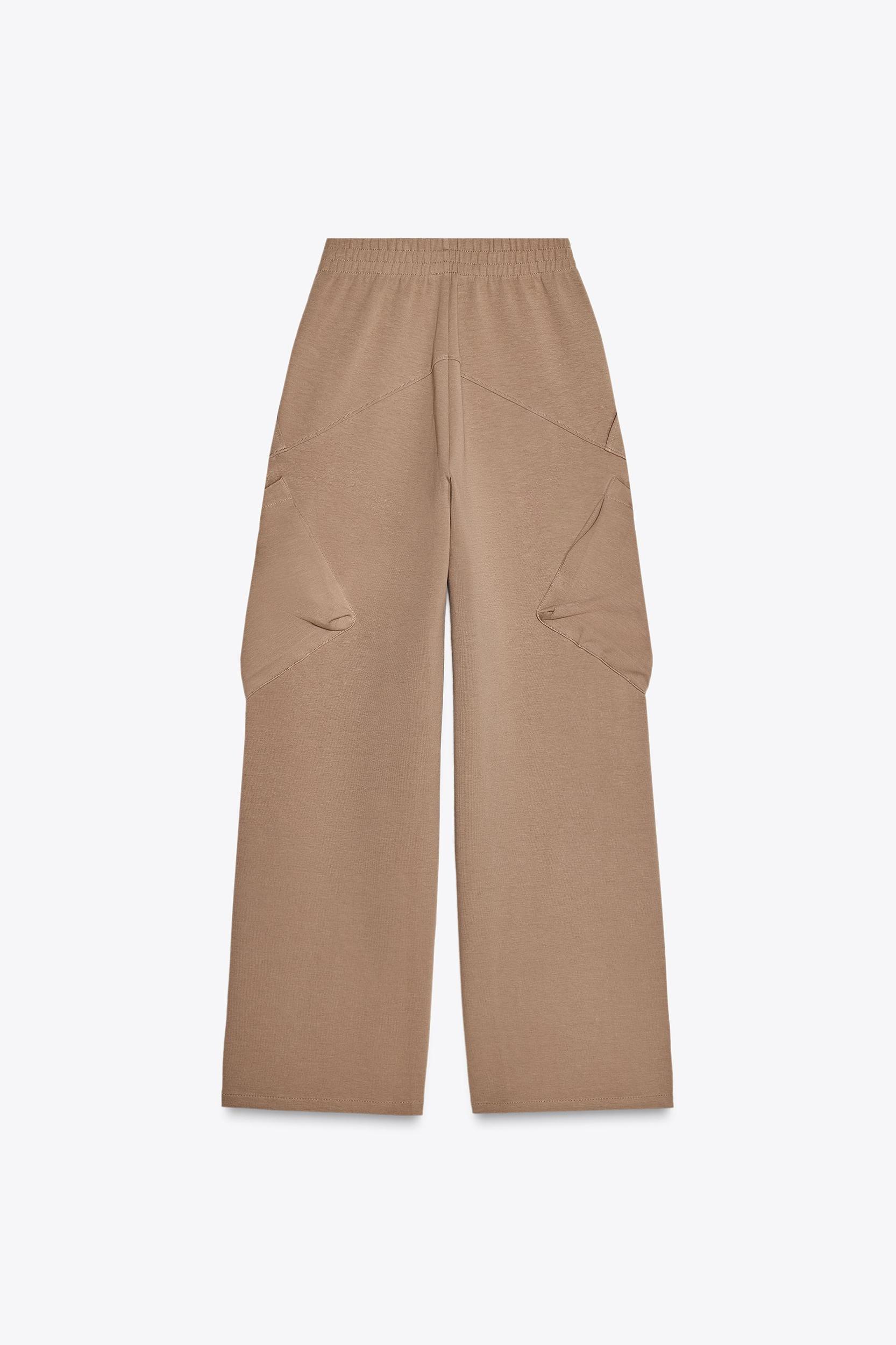 WIDE LEG CARGO PANTS Product Image