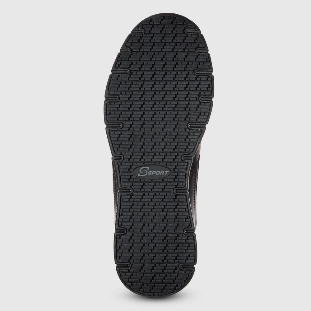 S Sport By Skechers Men's Brise Slip Resistant Sneakers - Black 9: Cushioned Insole, Non Skid Tread Product Image