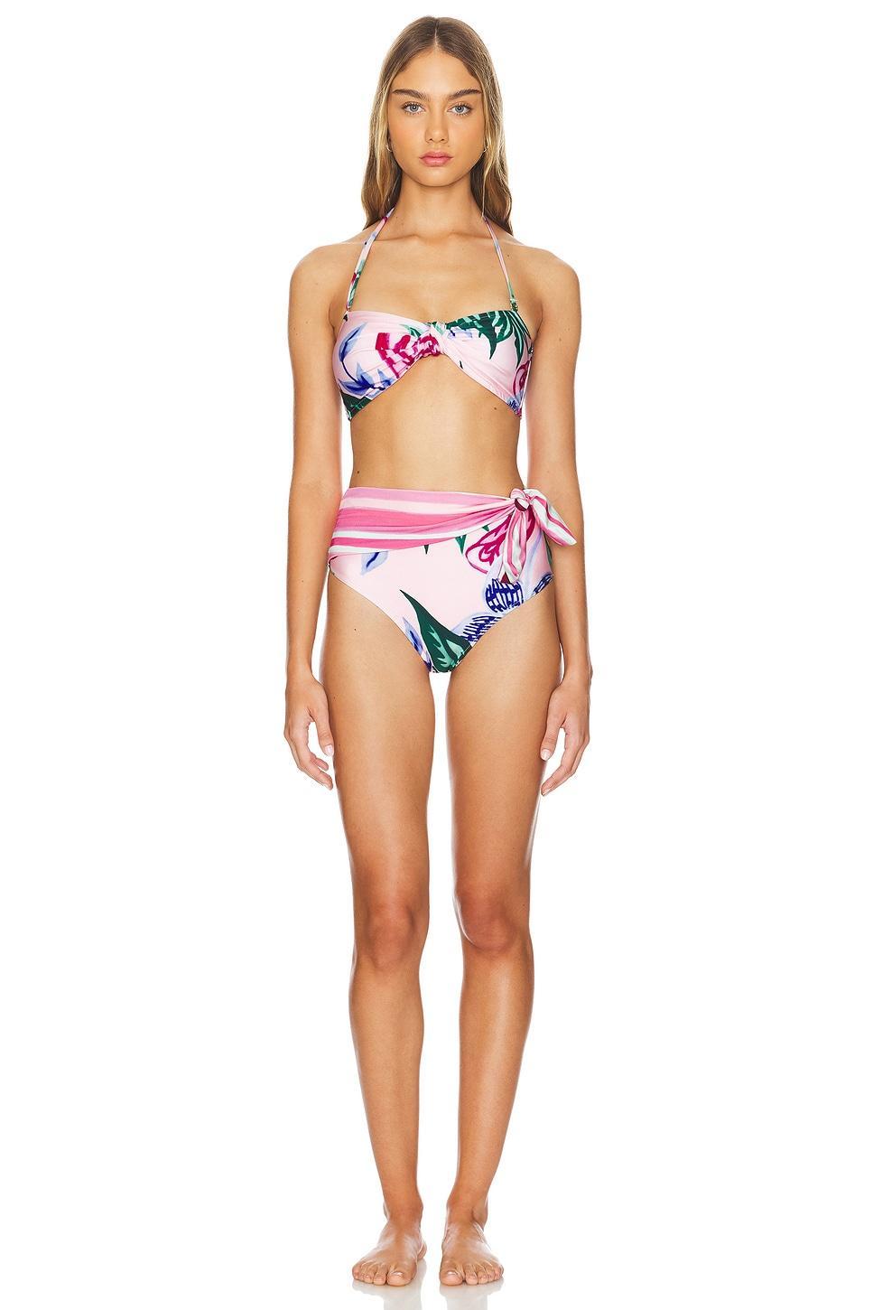 Nova Flora High Waist Bikini Bottom PatBO Product Image
