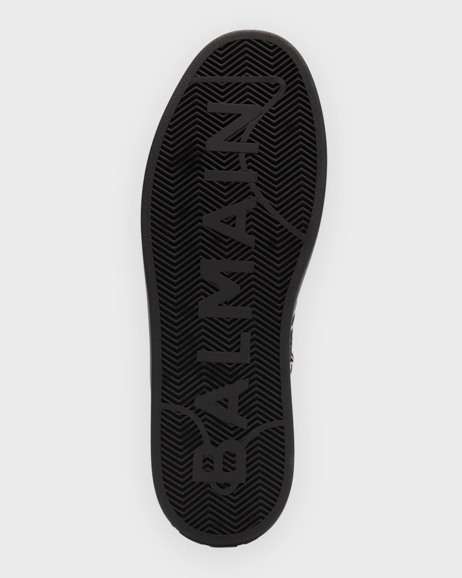Mens B Court Monogram Jacquard Low-Top Sneakers Product Image