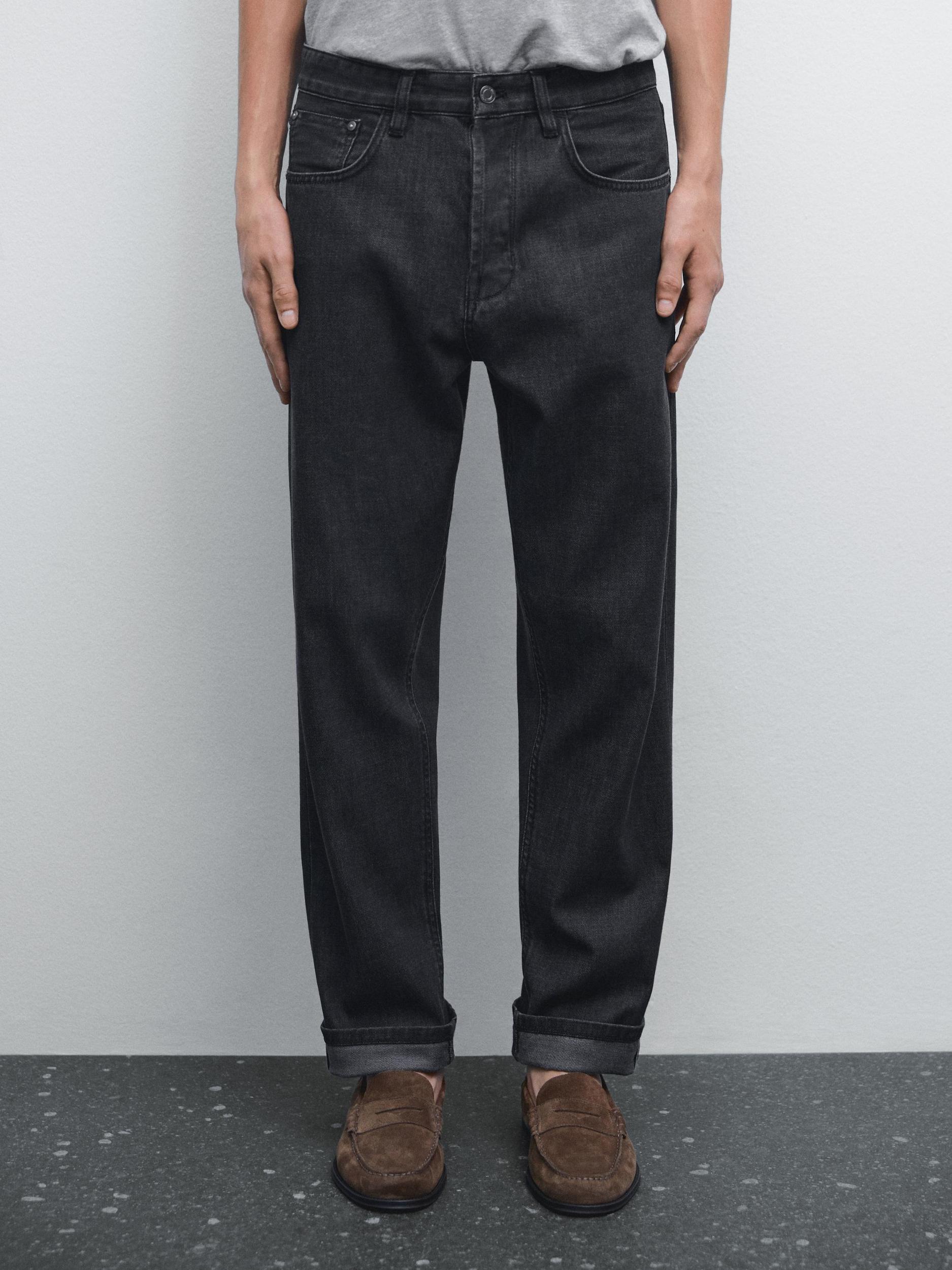 Selvedge fit jeans Product Image