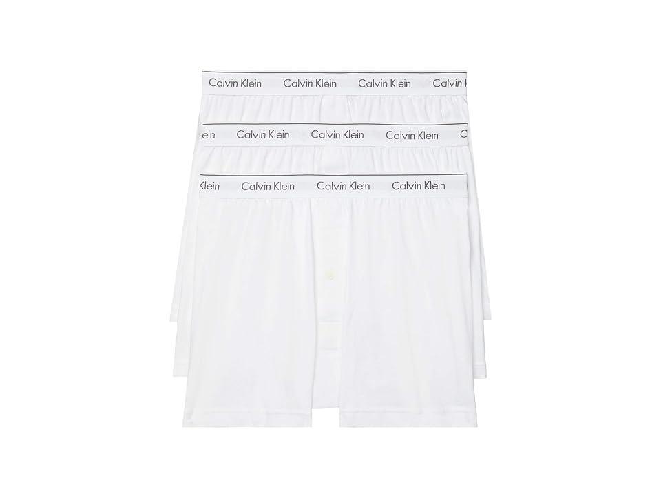 Men's Calvin Klein 3-pack Cotton Classics Woven Boxers, Size: Small, Black Patterned Product Image