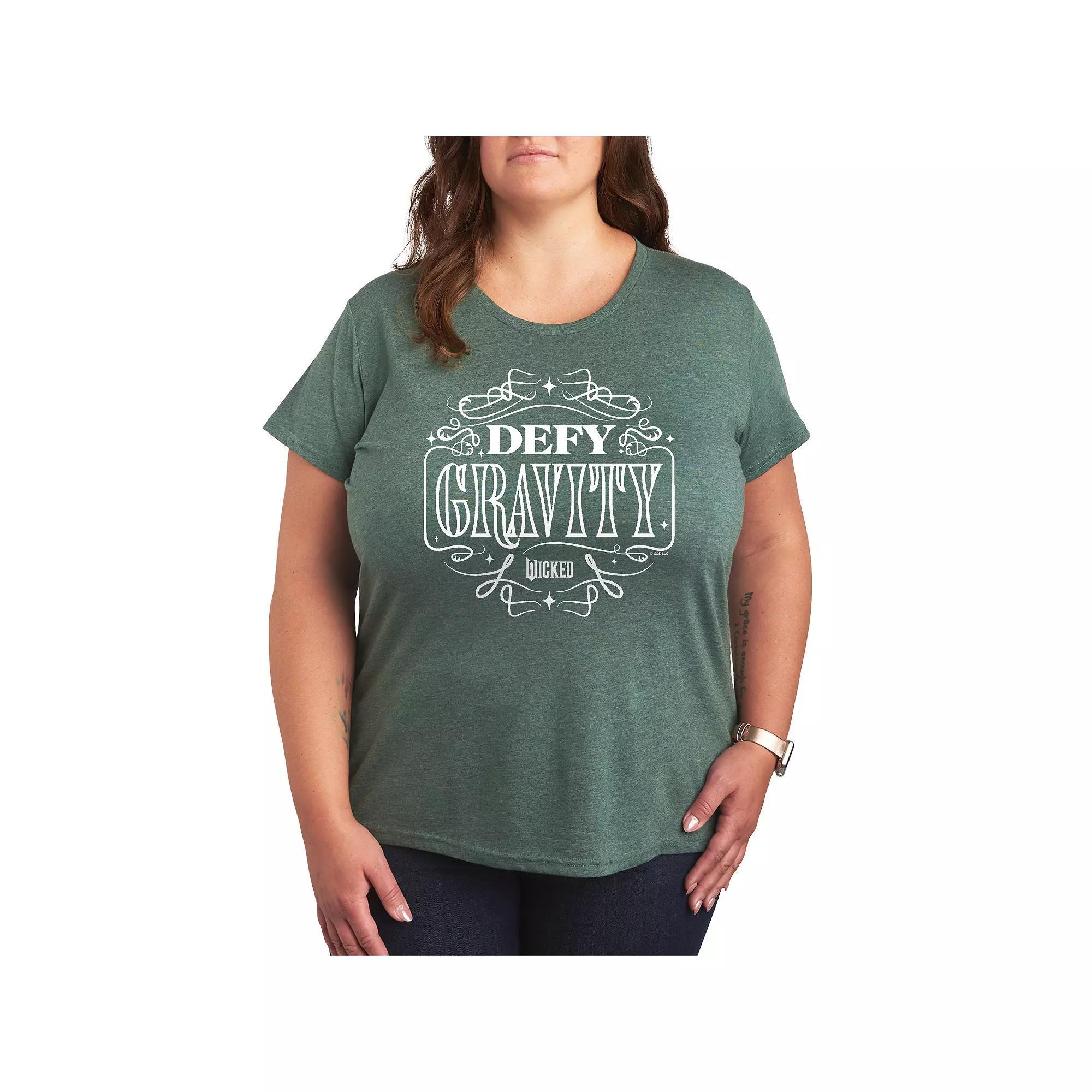 Plus Size Wicked Defy Gravity Tee, Womens Product Image