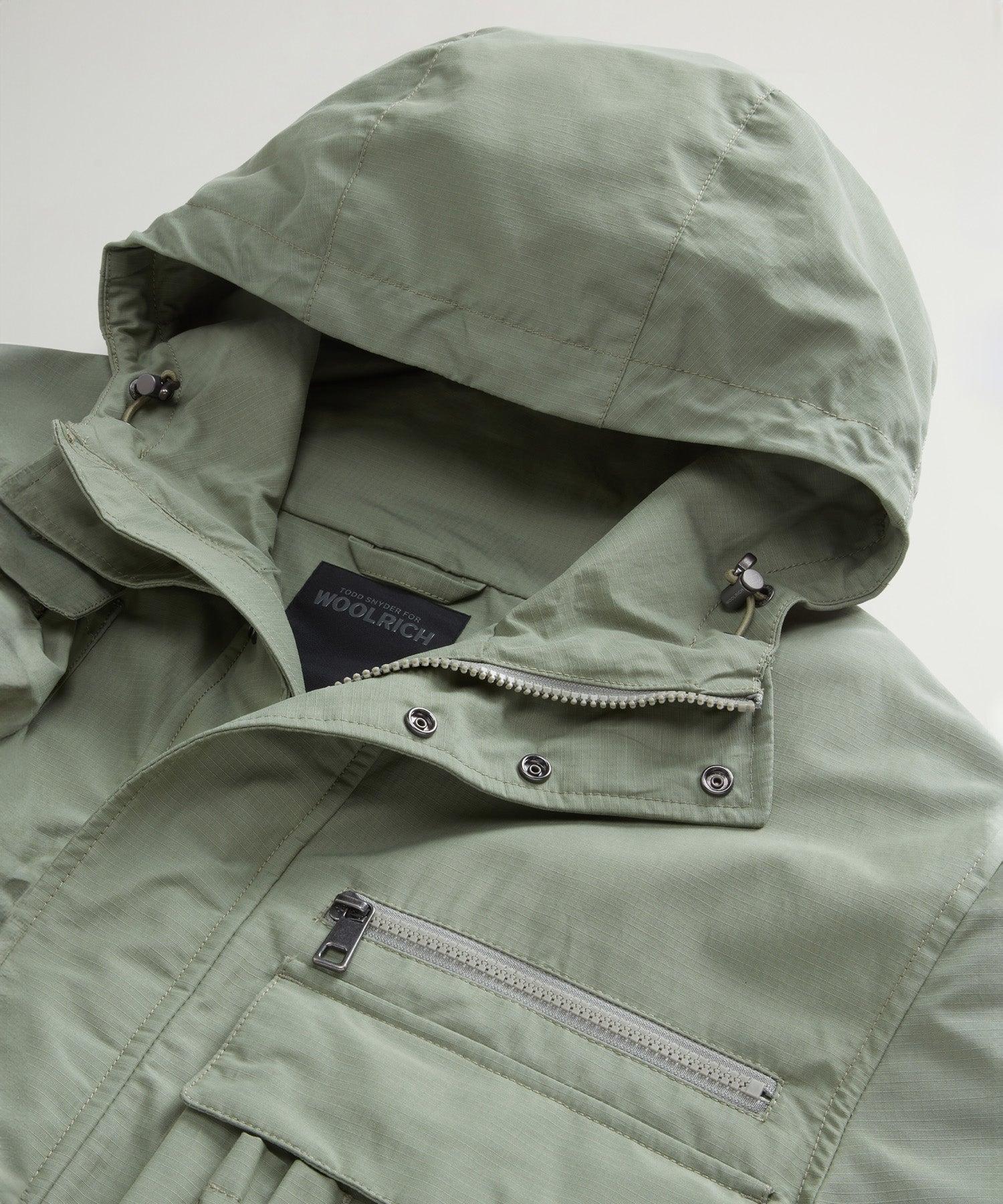 Todd Snyder x Woolrich Fishing Jacket in Sage Product Image