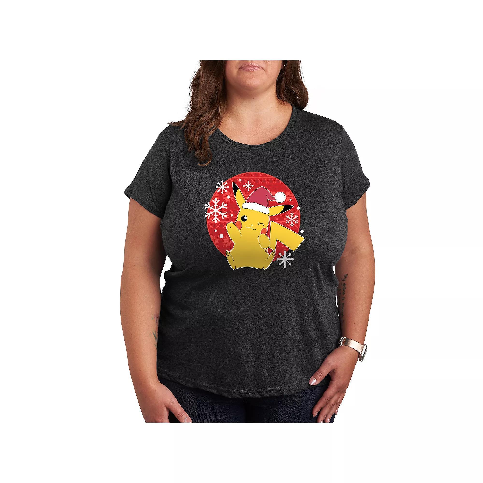 Womens Scandinavian Squirrels Graphic Tee Heather Grey Product Image