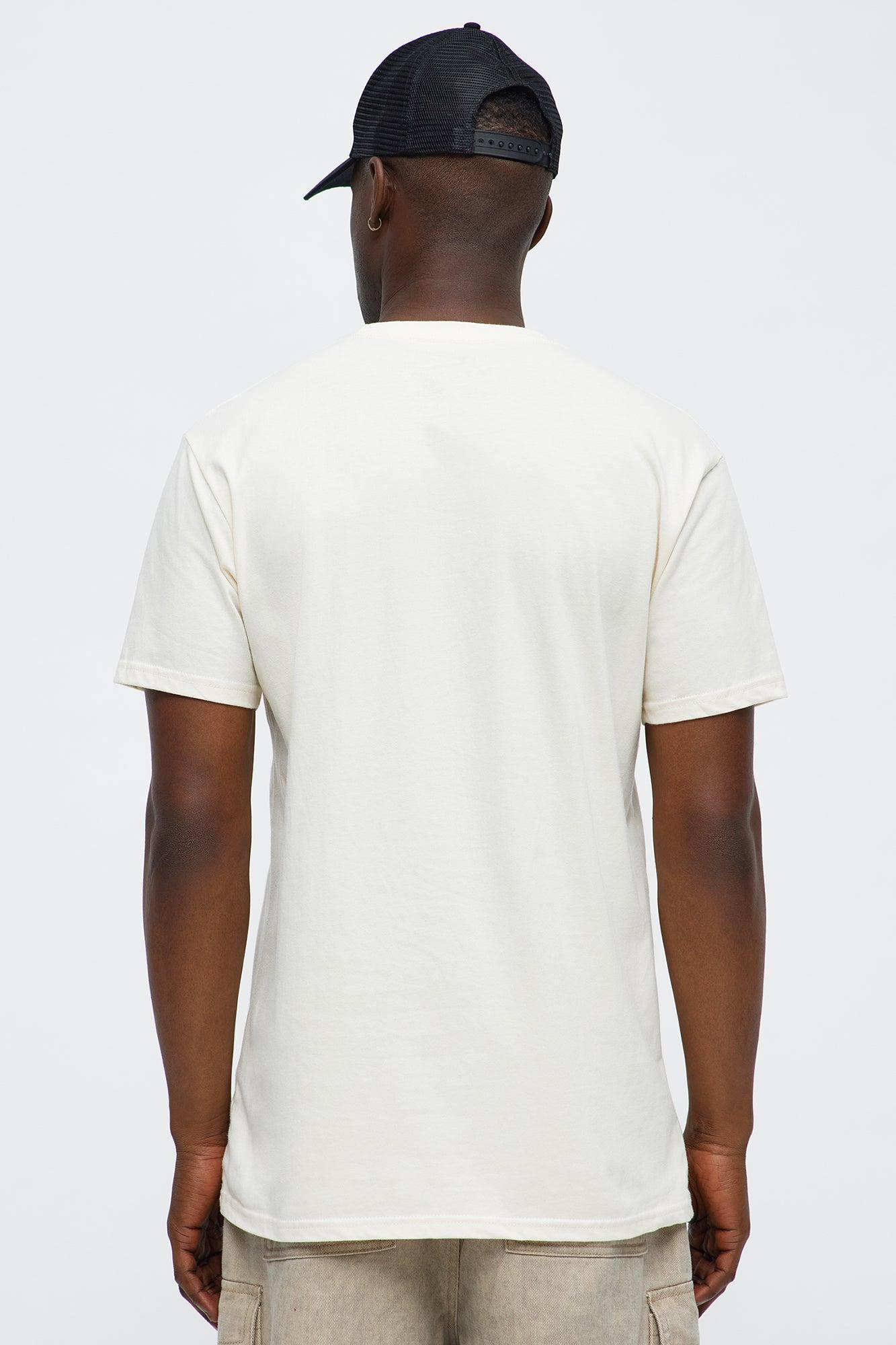 Trust No One From West To East Short Sleeve Tee - Off White Male Product Image