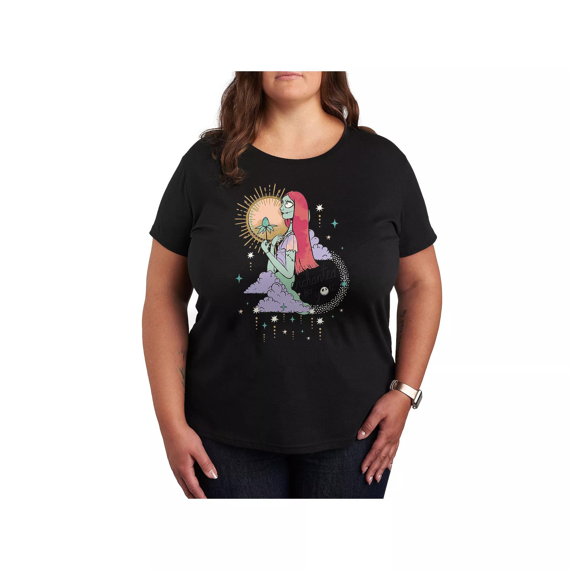 Disneys The Nightmare Before Christmas Plus Enchanted By You Graphic Tee, Womens Product Image