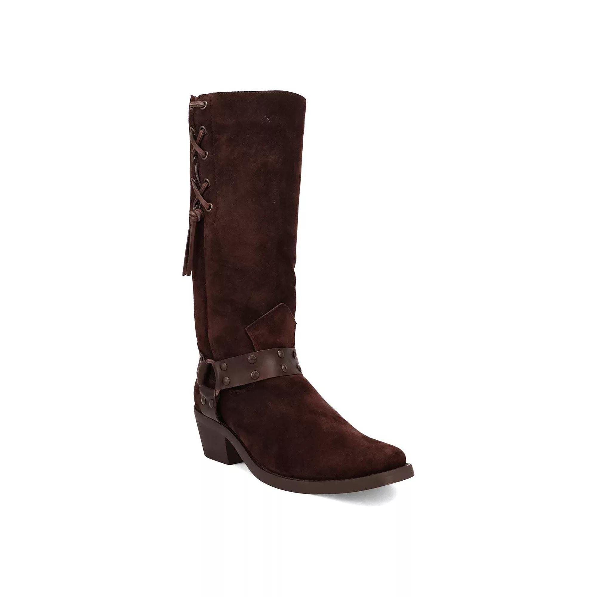 Dingo Bronco Men's Suede Leather Boots, Size: 10.5, Brown Product Image