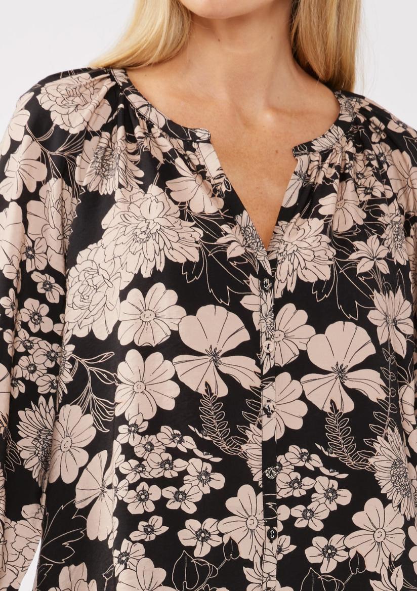 Flora Button Down Blouse Product Image