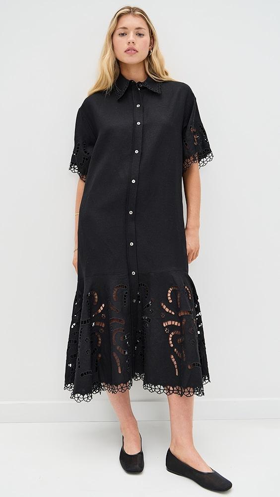 Sea Marja Embroidery Shirt Dress | Shopbop Product Image