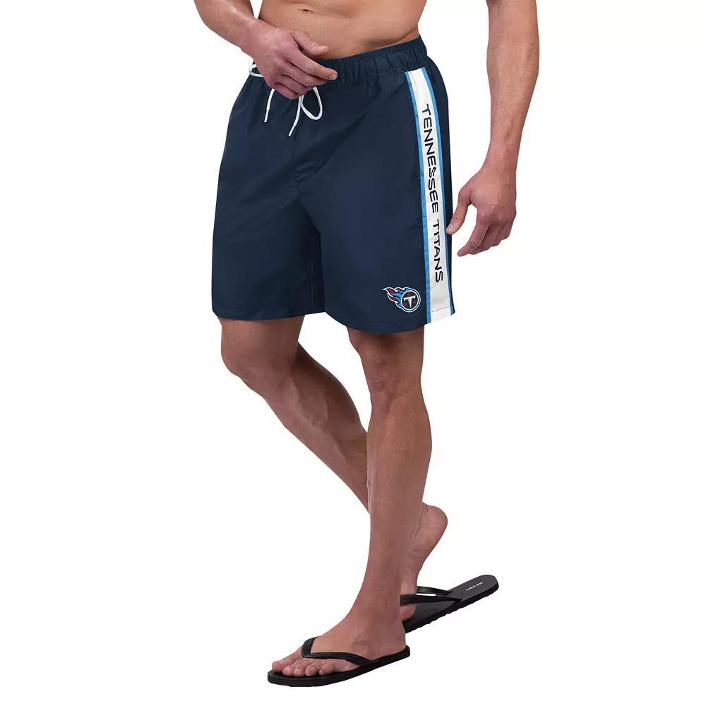 Men's G-III Sports by Carl Banks Navy Tennessee Titans Streamline Volley Swim Shorts, Size: Medium, Blue Product Image