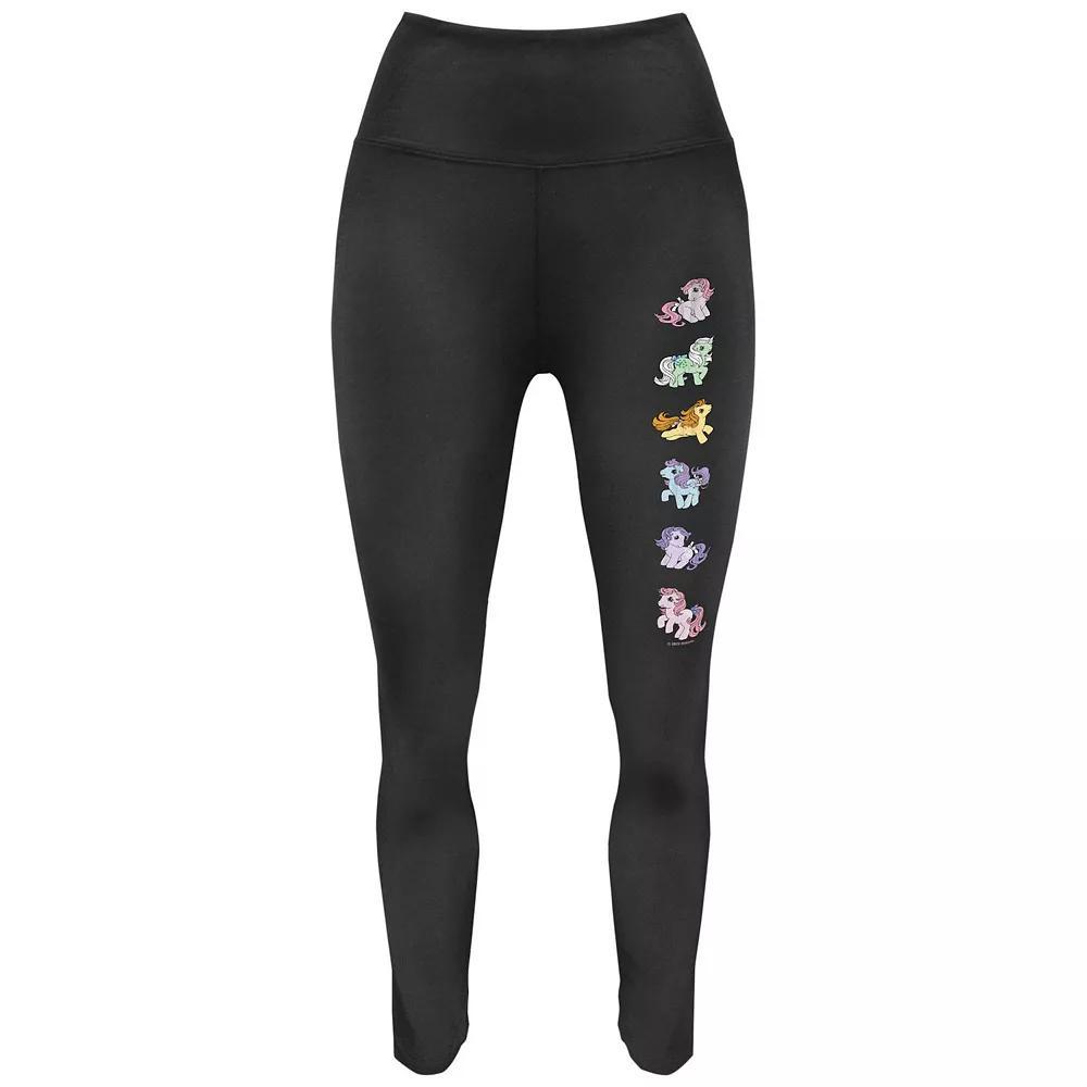 Women's My Little Pony Lineup Graphic Leggings, Size: XXL, Black Product Image