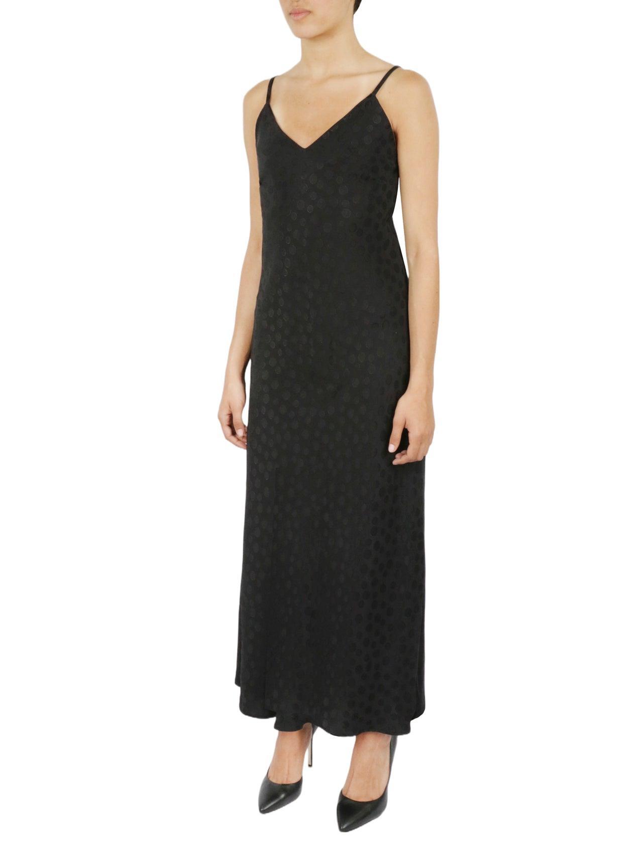 Tonal Patterned Charmeuse Dress Product Image