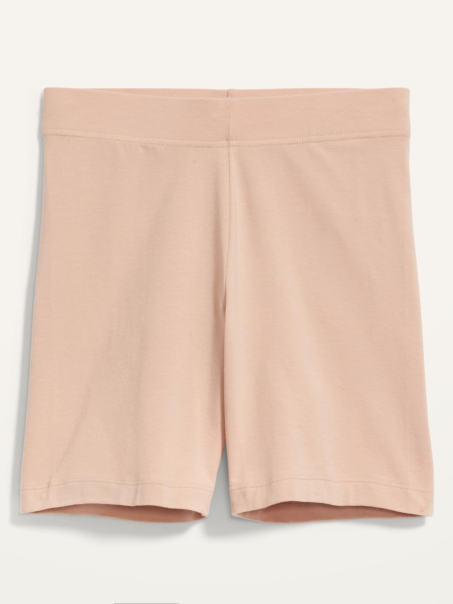 High-Waisted Jersey Biker Shorts -- 6-inch inseam Product Image