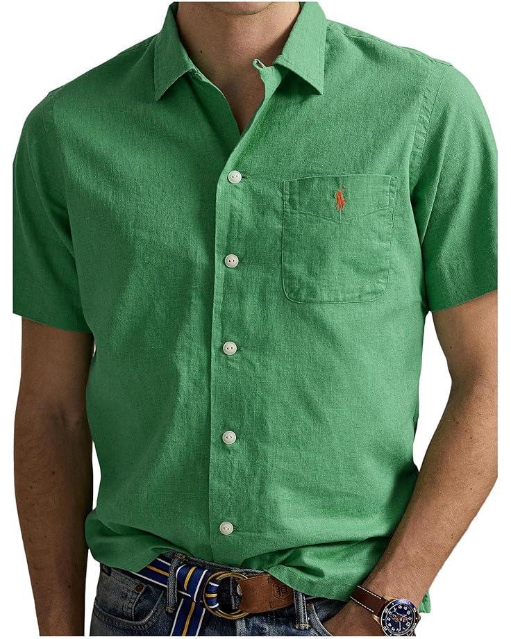 Textured Cotton-linen Shirt Sweater Product Image
