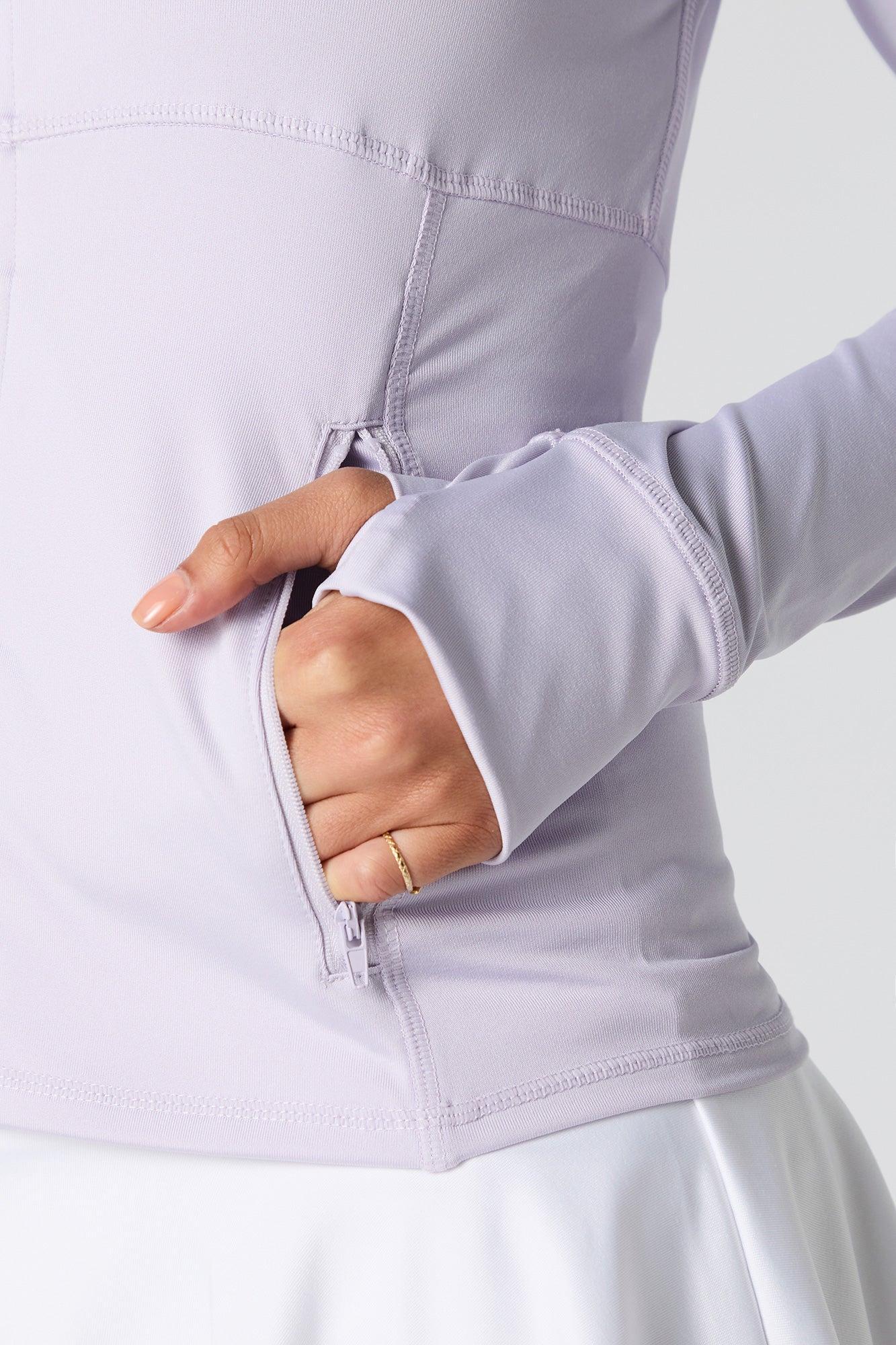 Active Zip-Up Long Sleeve Top Female Product Image