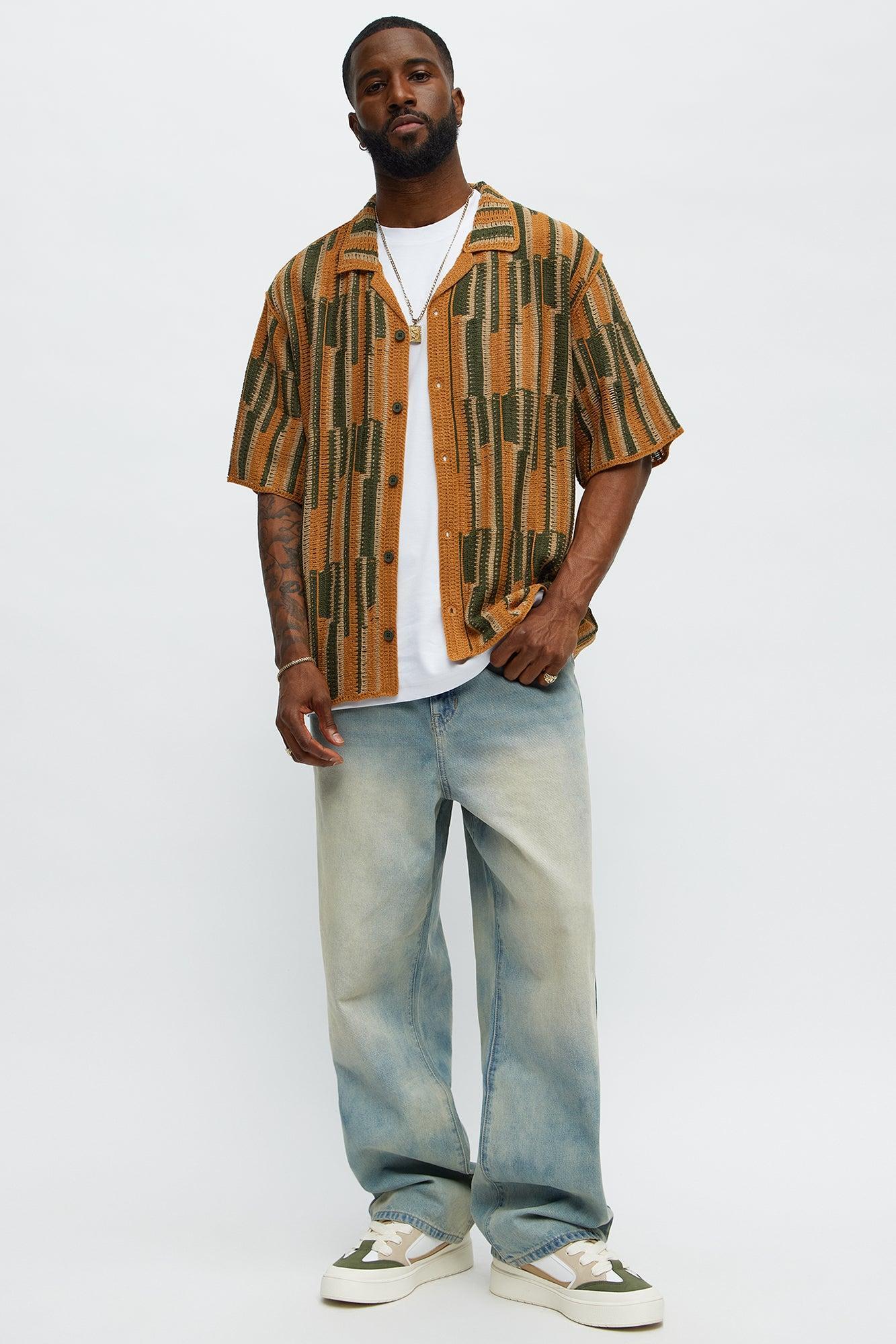 Its Giving Cloudy Baggy Jeans - Light Blue Wash Product Image