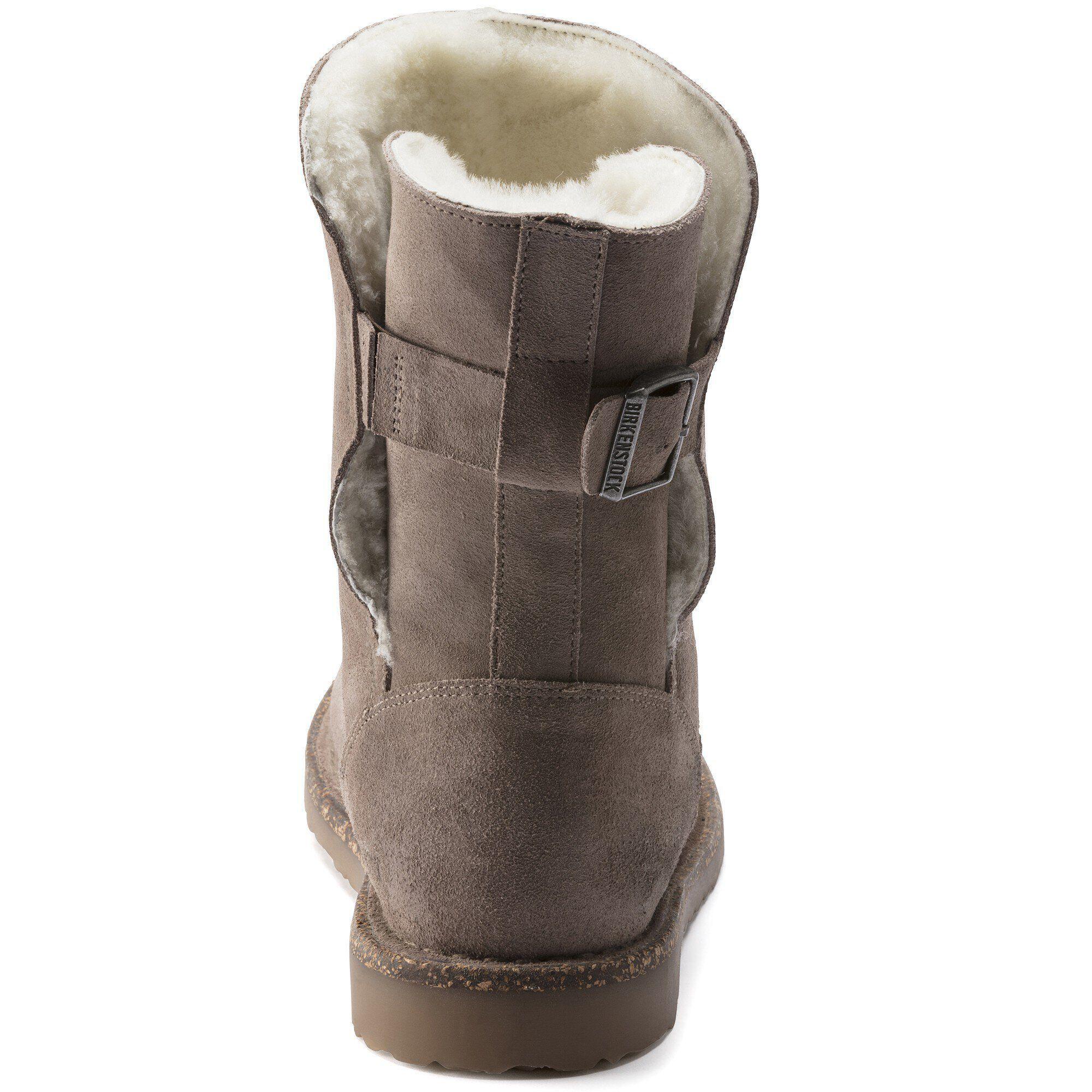 Uppsala Shearling Suede Leather Black Product Image
