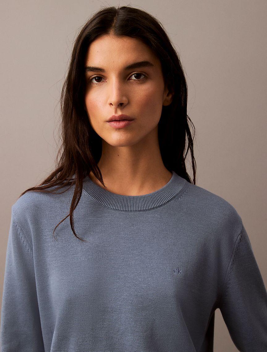 Smooth Cotton Sweater Product Image
