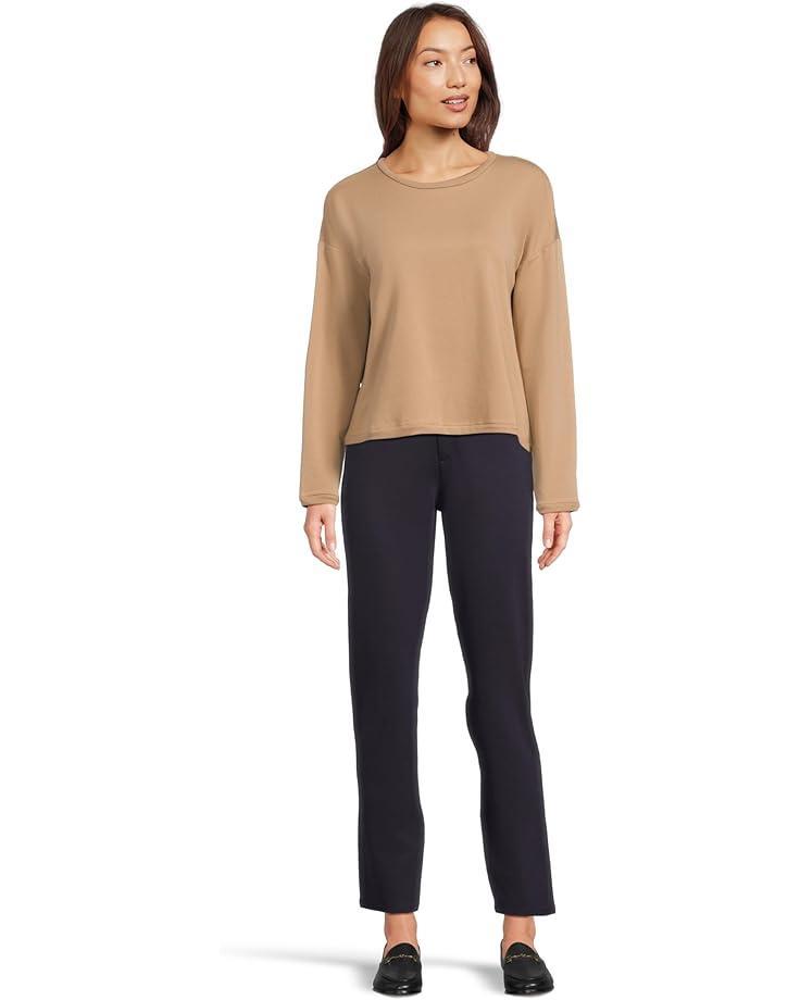 Women's Eileen Fisher Round Neck Cropped Box Top Product Image